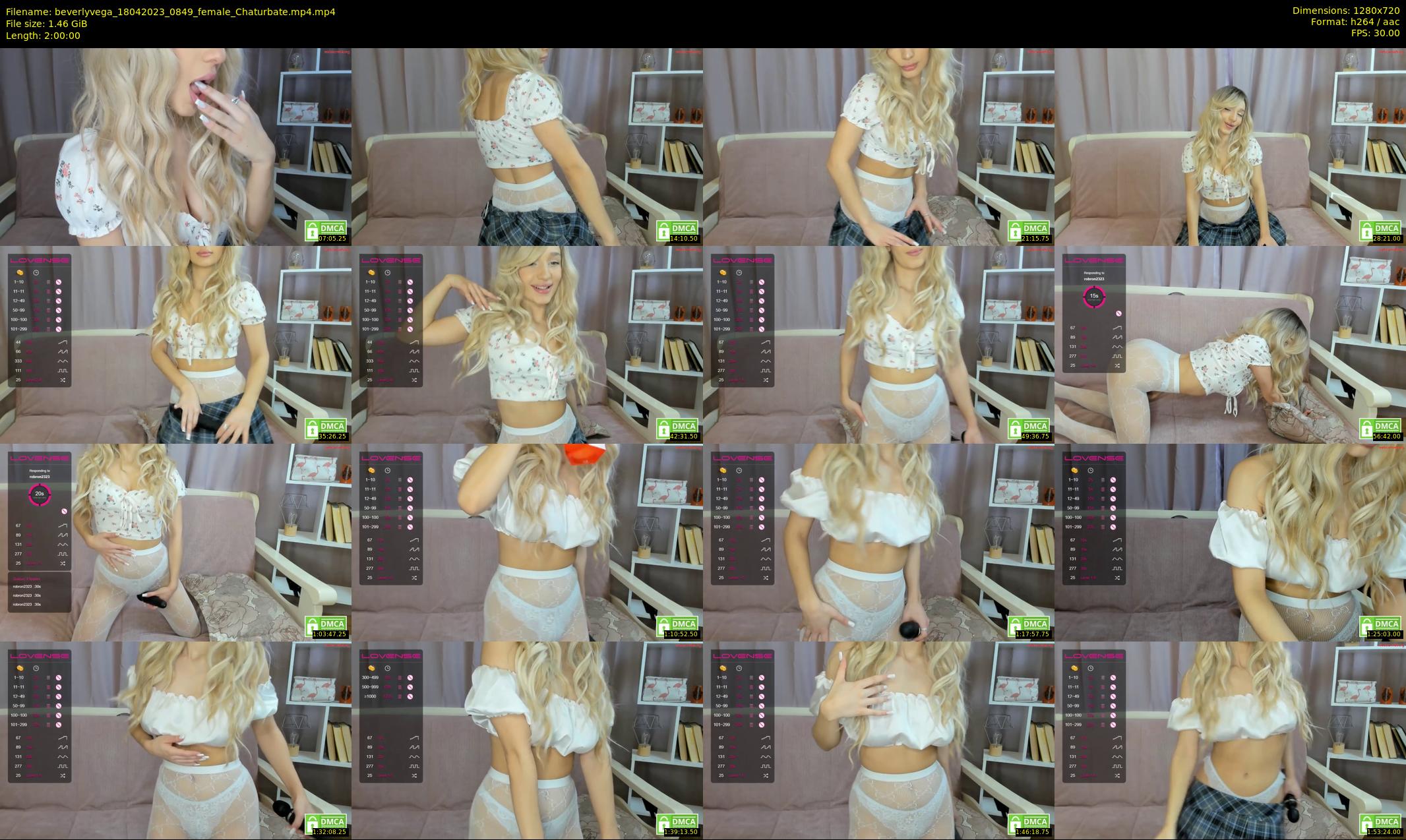 beverlyvega — 120 minute Chaturbate couple cam show recording, 720p, Apr 18, 2023