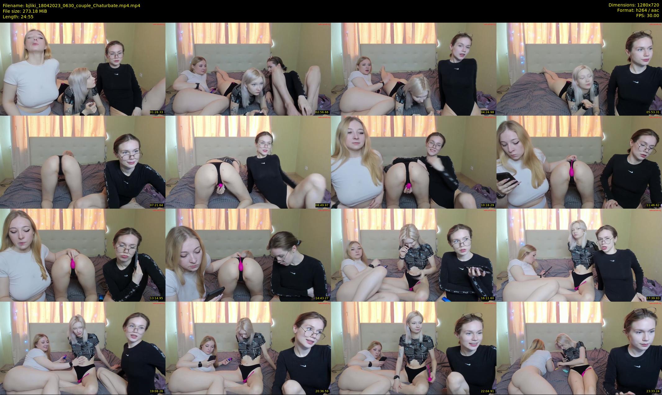 bjliki — 25 minute Chaturbate couple cam show recording, 720p, Apr 18, 2023