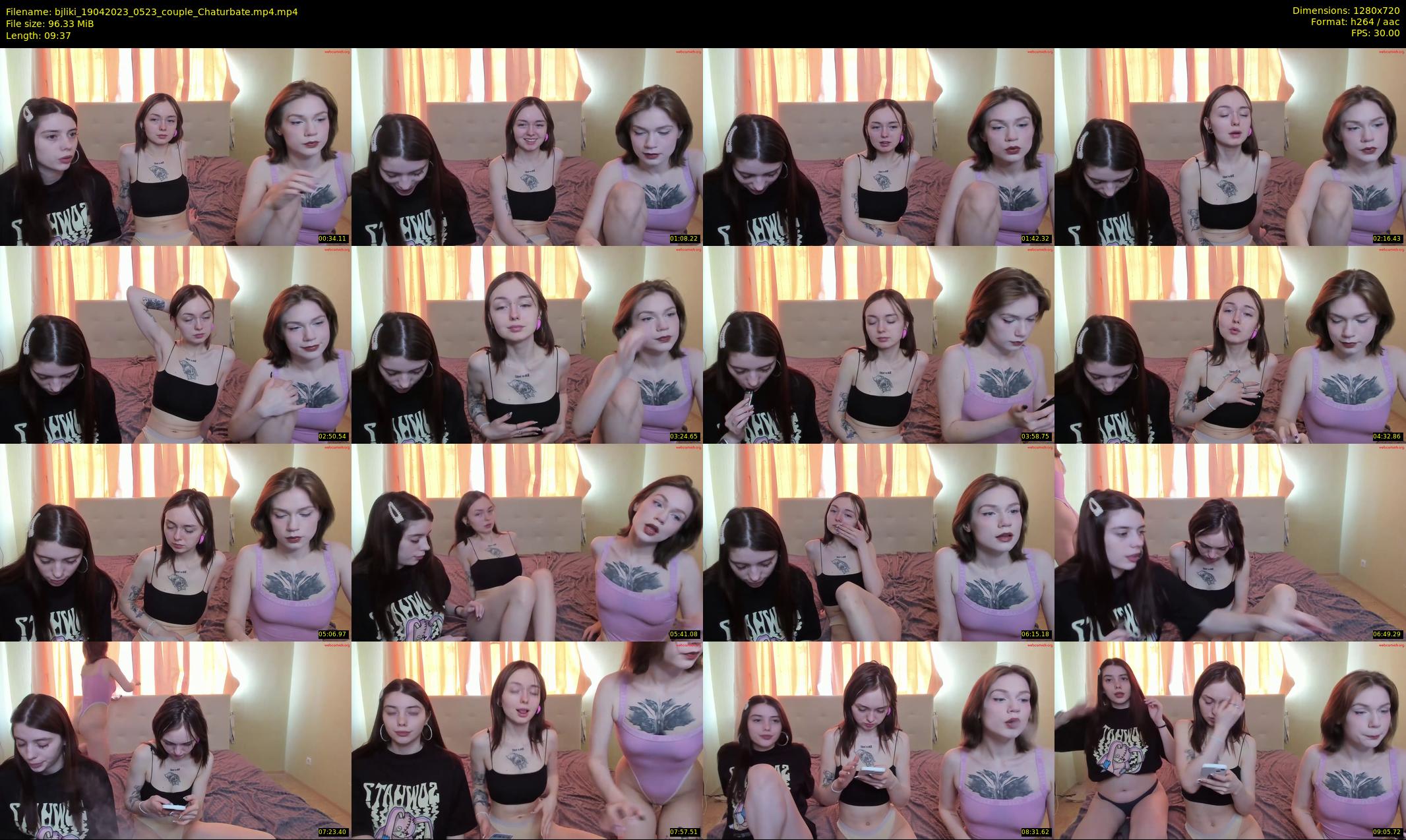 bjliki — 10 minute Chaturbate couple cam show recording, 720p, Apr 19, 2023