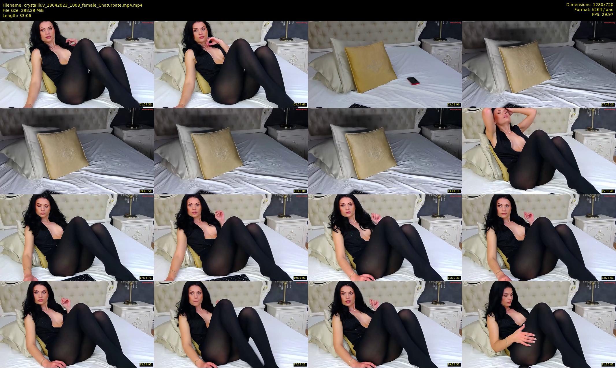 crystallluv — 34 minute Chaturbate female cam show recording, 720p, Apr 18, 2023