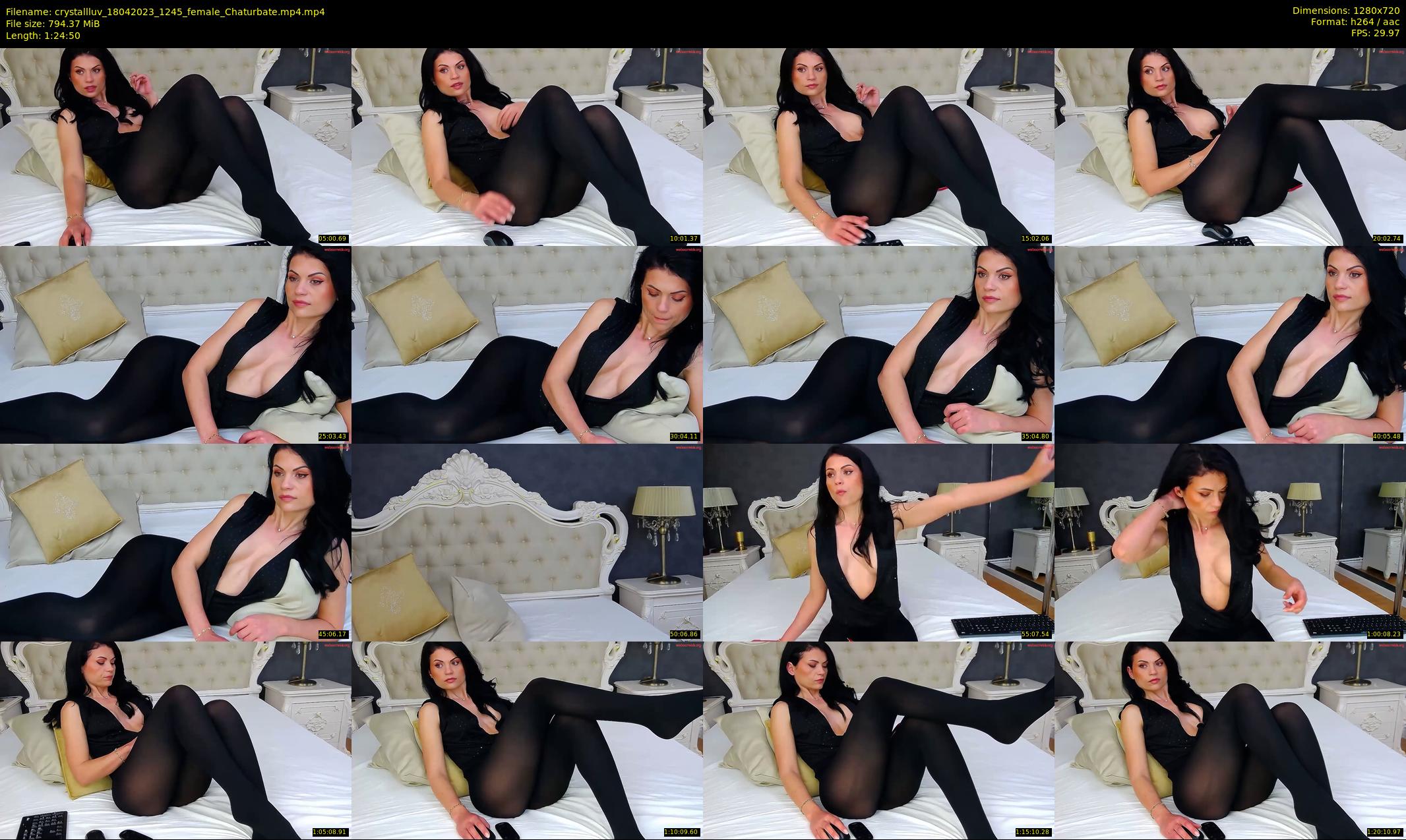 crystallluv — 85 minute Chaturbate female cam show recording, 720p, Apr 18, 2023
