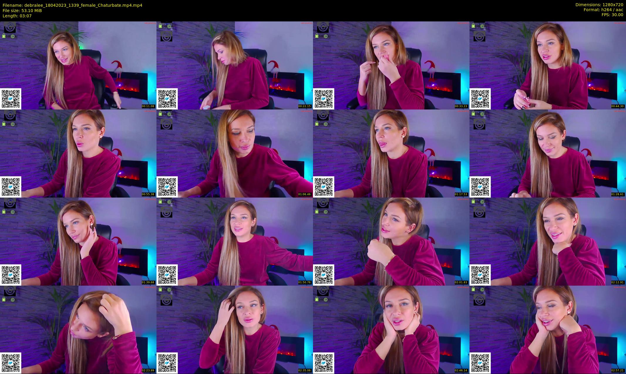 debralee — 4 minute Chaturbate female cam show recording, 720p, Apr 18, 2023