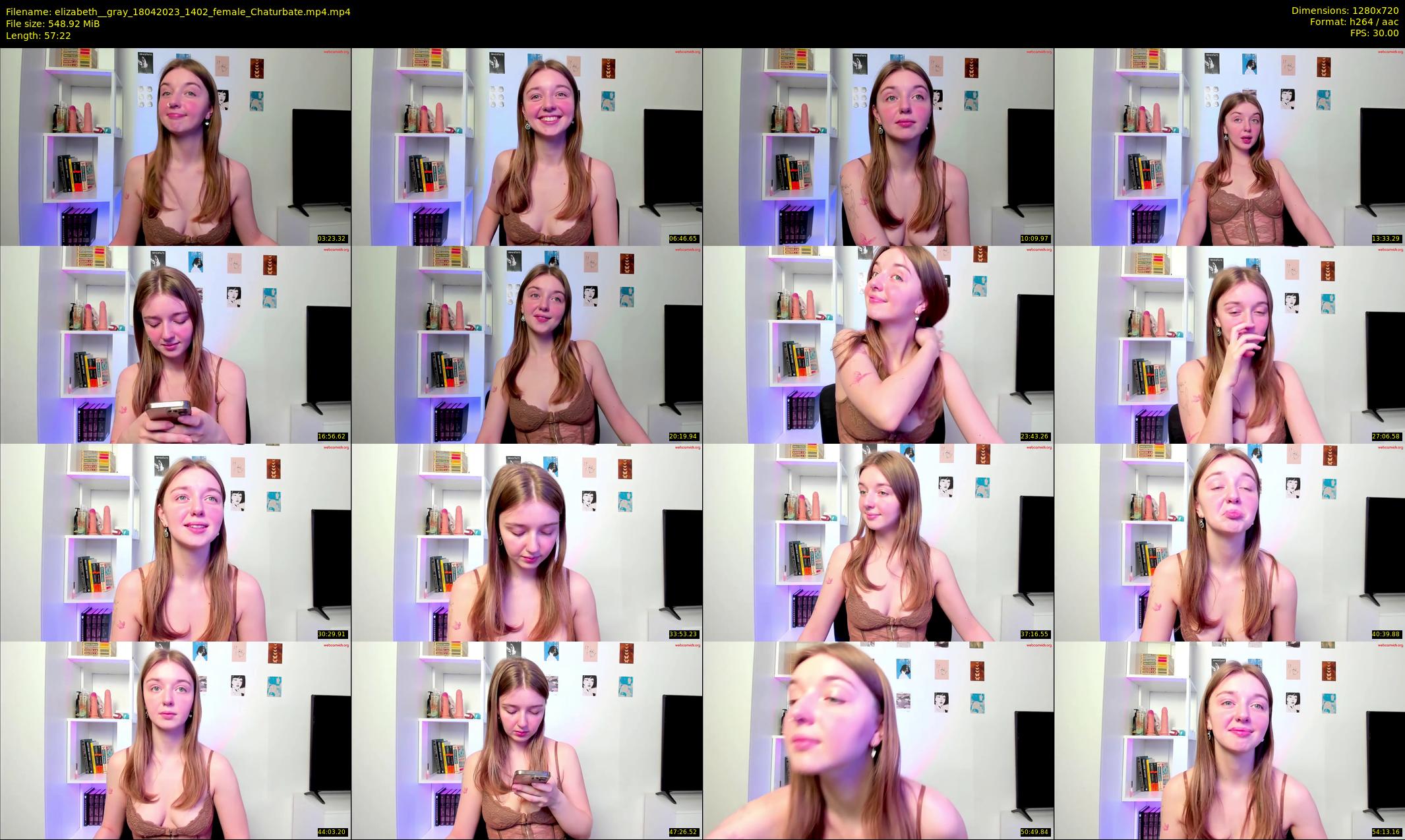 elizabeth__gray — 58 minute Chaturbate female cam show recording, 720p, Apr 18, 2023
