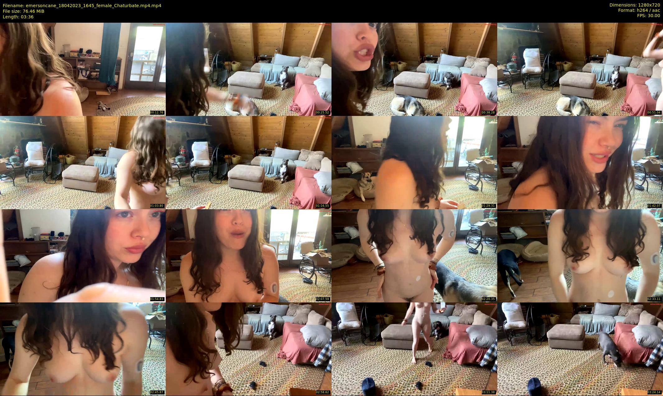 emersoncane — 4 minute Chaturbate female cam show recording, 720p, Apr 18, 2023