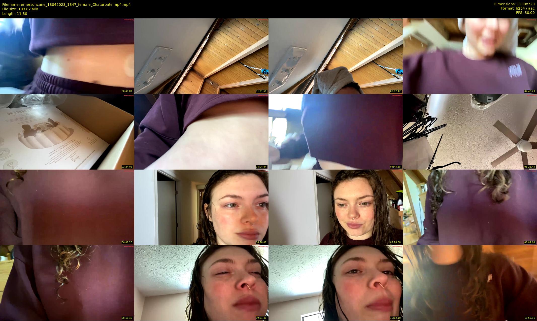 emersoncane — 12 minute Chaturbate female cam show recording, 720p, Apr 18, 2023