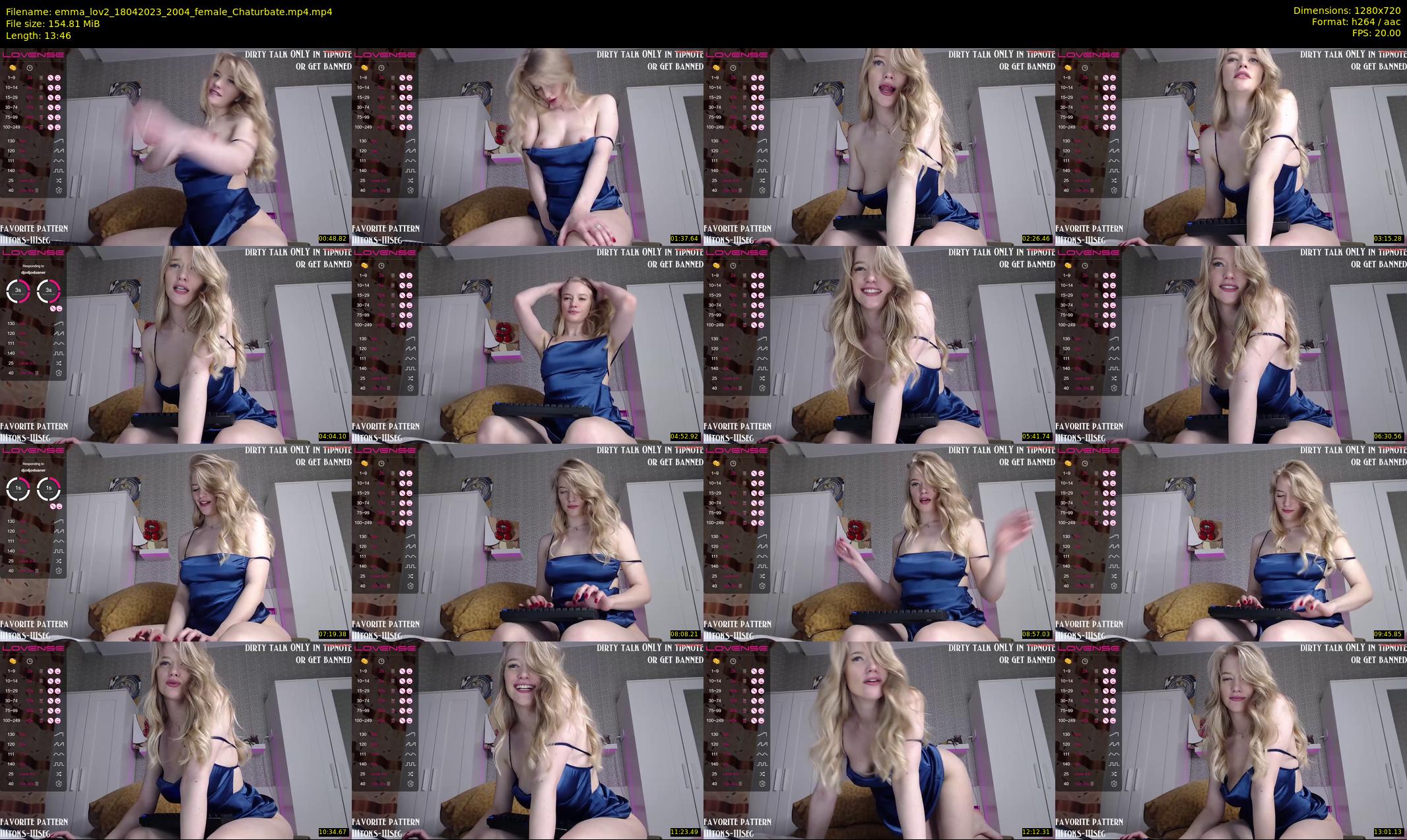emma_lov2 — 14 minute Chaturbate female cam show recording, 720p, Apr 18, 2023