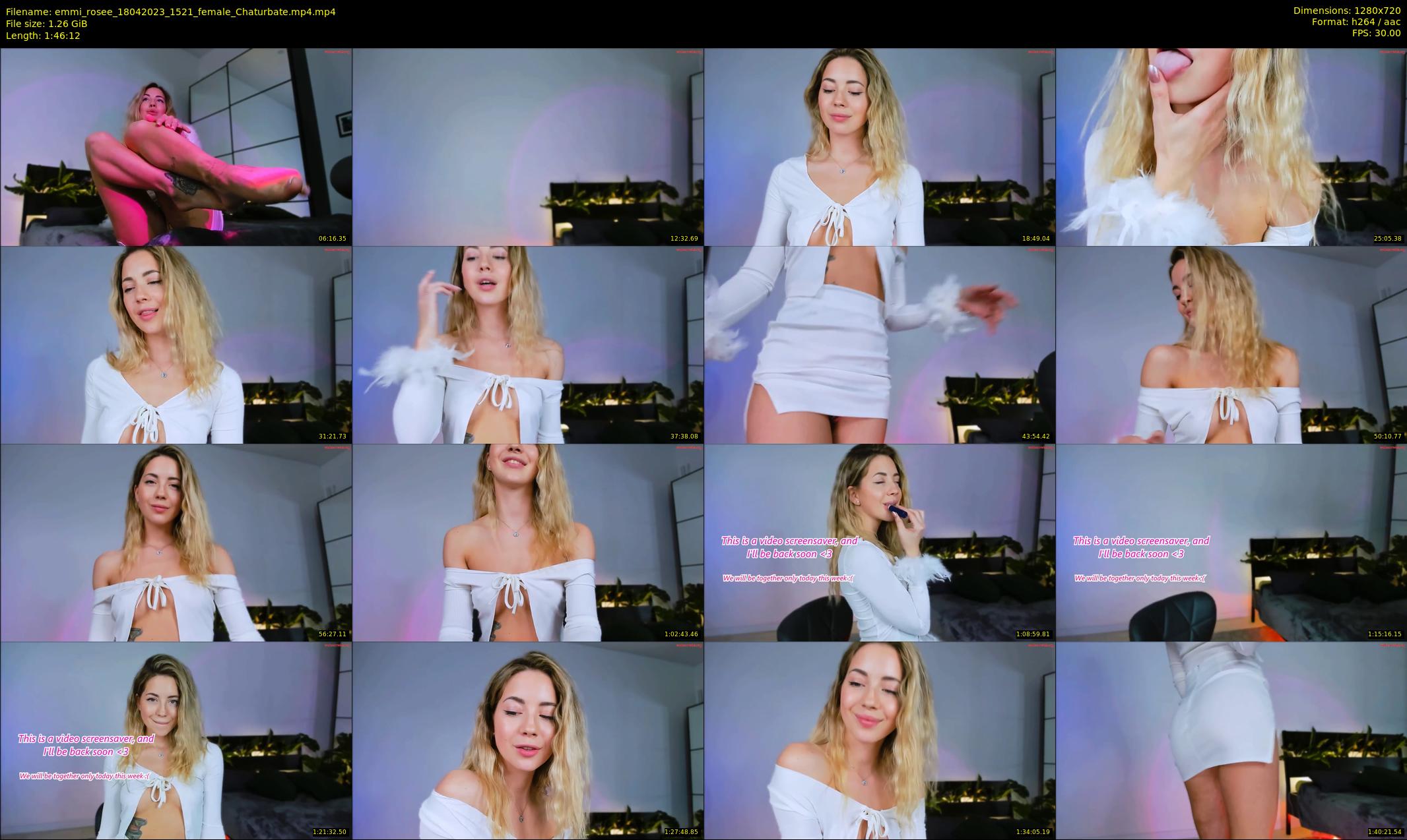 emmi_rosee — 107 minute Chaturbate female cam show recording, 720p, Apr 18, 2023
