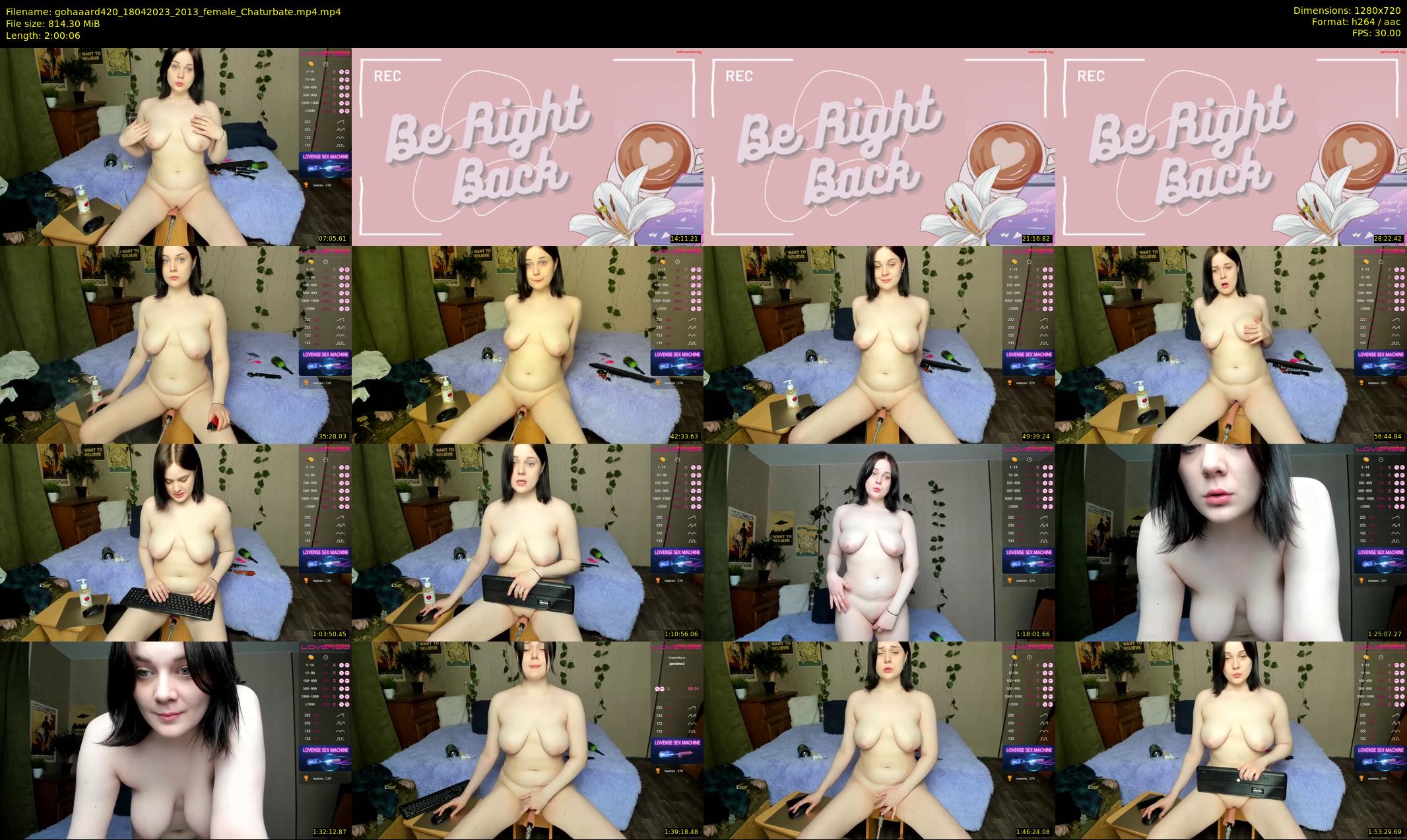 gohaaard420 — 121 minute Chaturbate female cam show recording, 720p, Apr 18, 2023