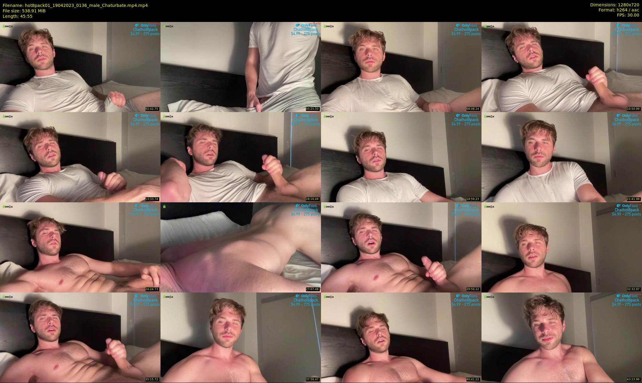 hot8pack01 — 46 minute Chaturbate male cam show recording, 720p, Apr 19, 2023