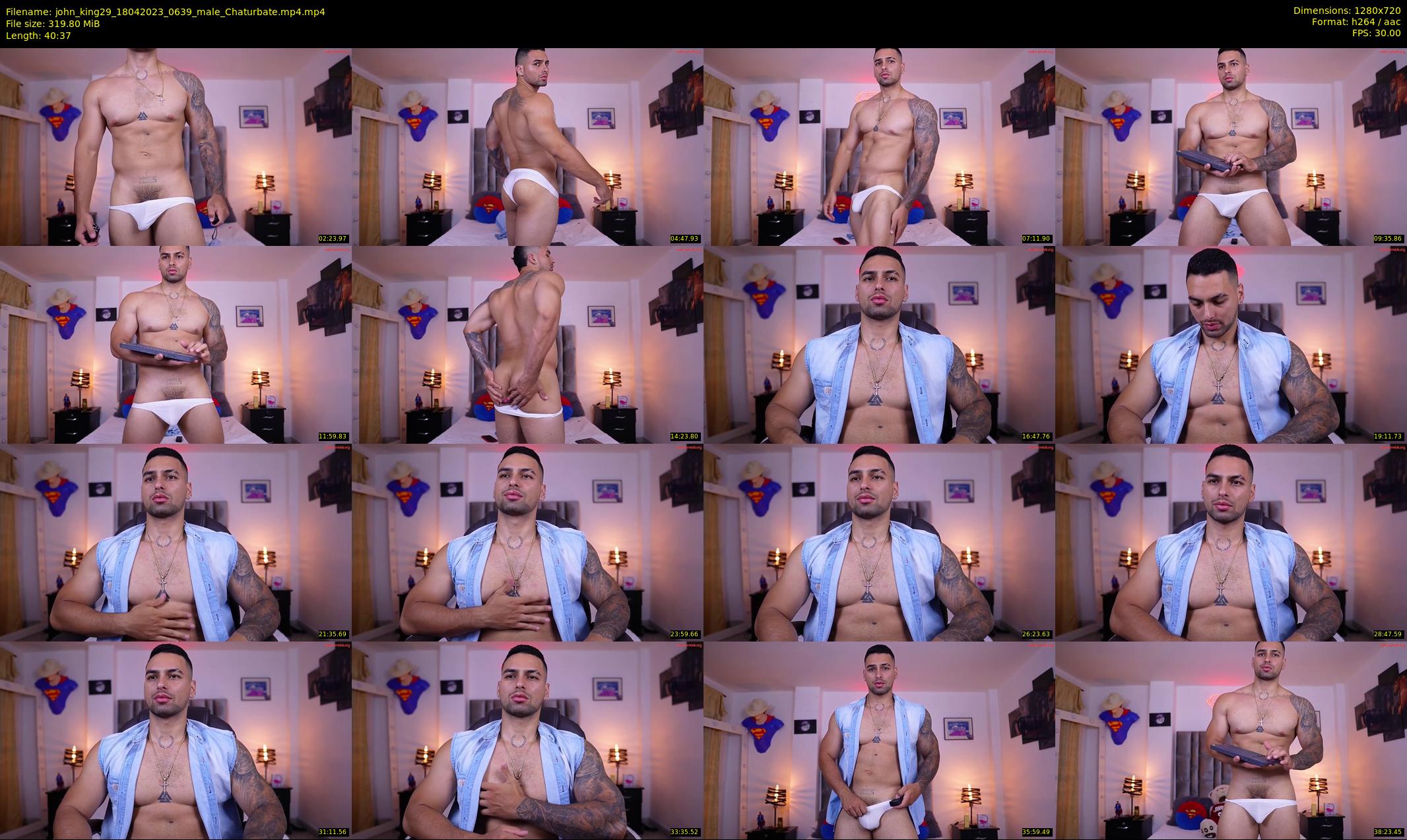 john_king29 — 41 minute Chaturbate male cam show recording, 720p, Apr 18, 2023