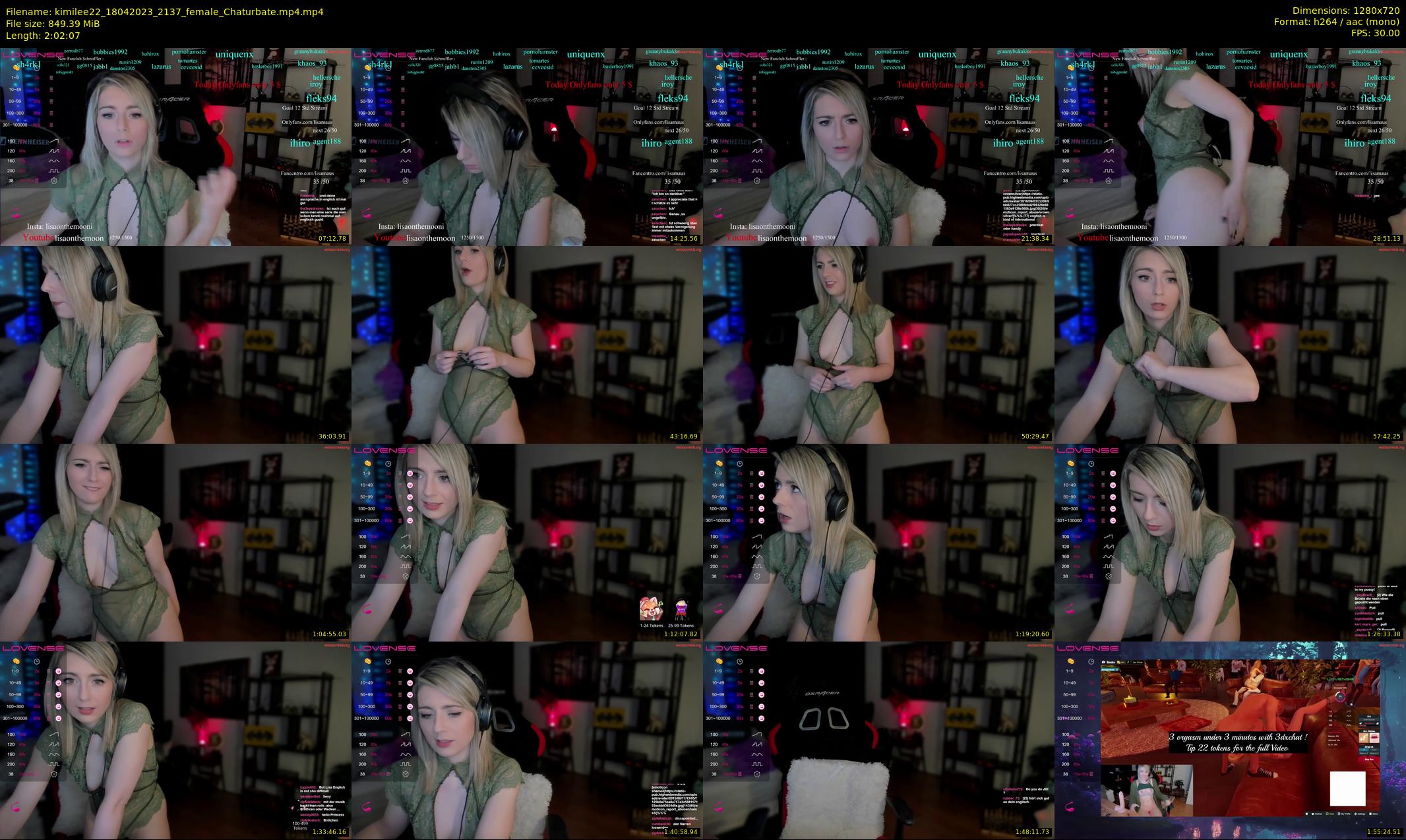 kimilee22 — 123 minute Chaturbate female cam show recording, 720p, Apr 18, 2023