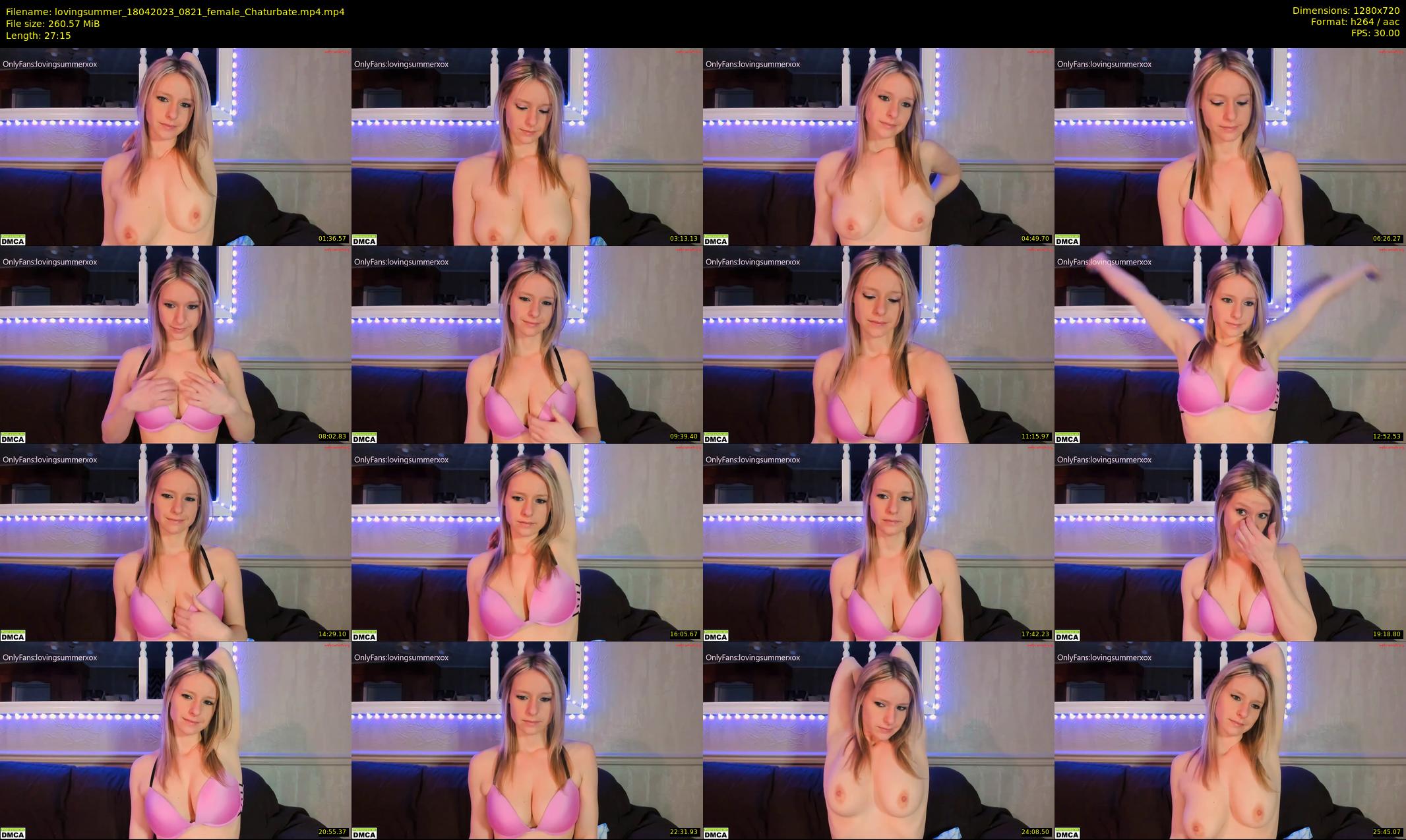 lovingsummer — 28 minute Chaturbate female cam show recording, 720p, Apr 18, 2023