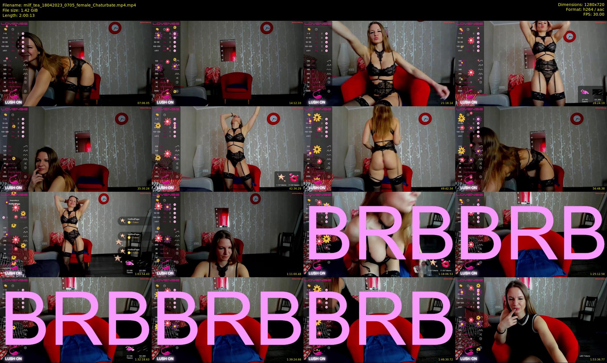 milf_tea — 121 minute Chaturbate female cam show recording, 720p, Apr 18, 2023