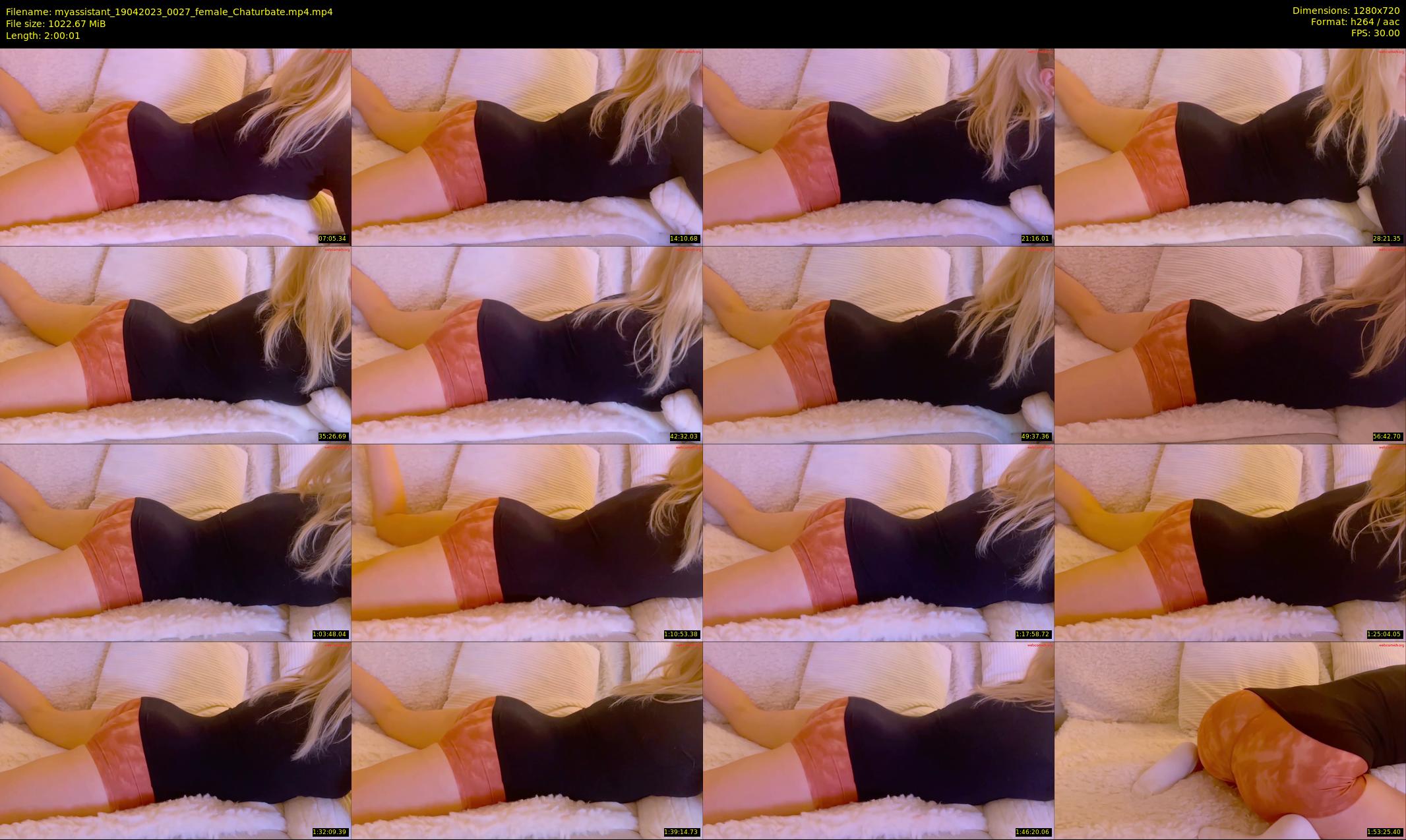myassistant — 121 minute Chaturbate female cam show recording, 720p, Apr 19, 2023