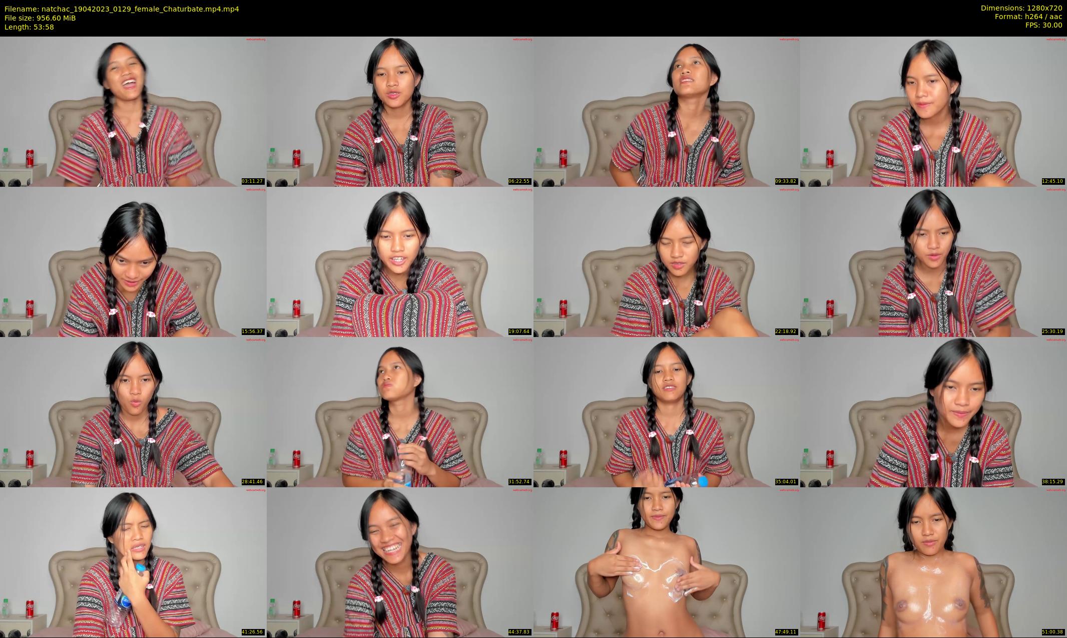 natchac — 54 minute Chaturbate female cam show recording, 720p, Apr 19, 2023