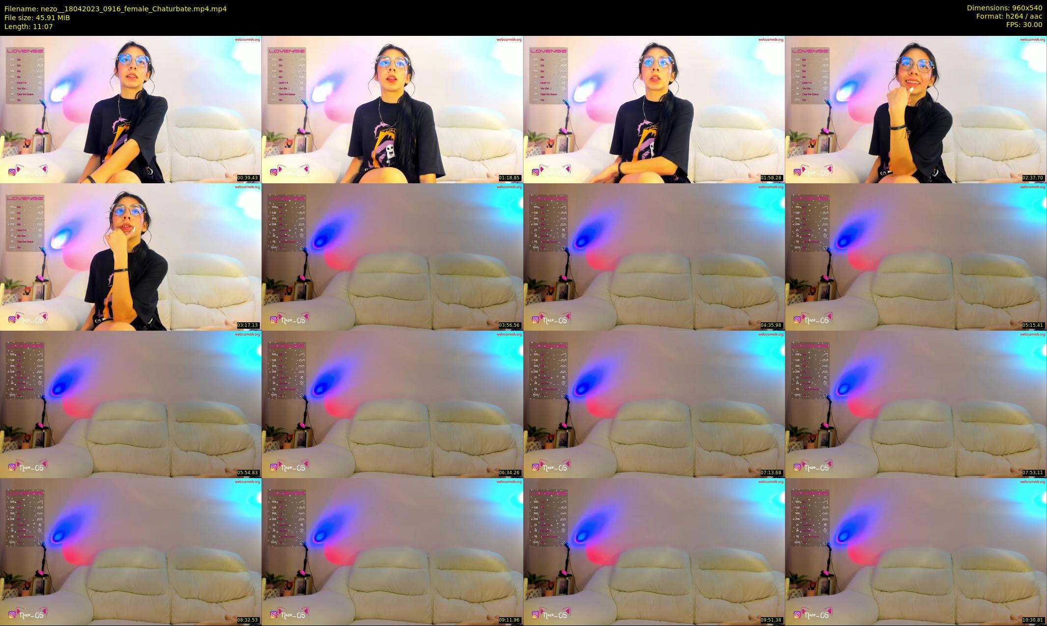 nezo_ — 12 minute Chaturbate female cam show recording, 480p, Apr 18, 2023