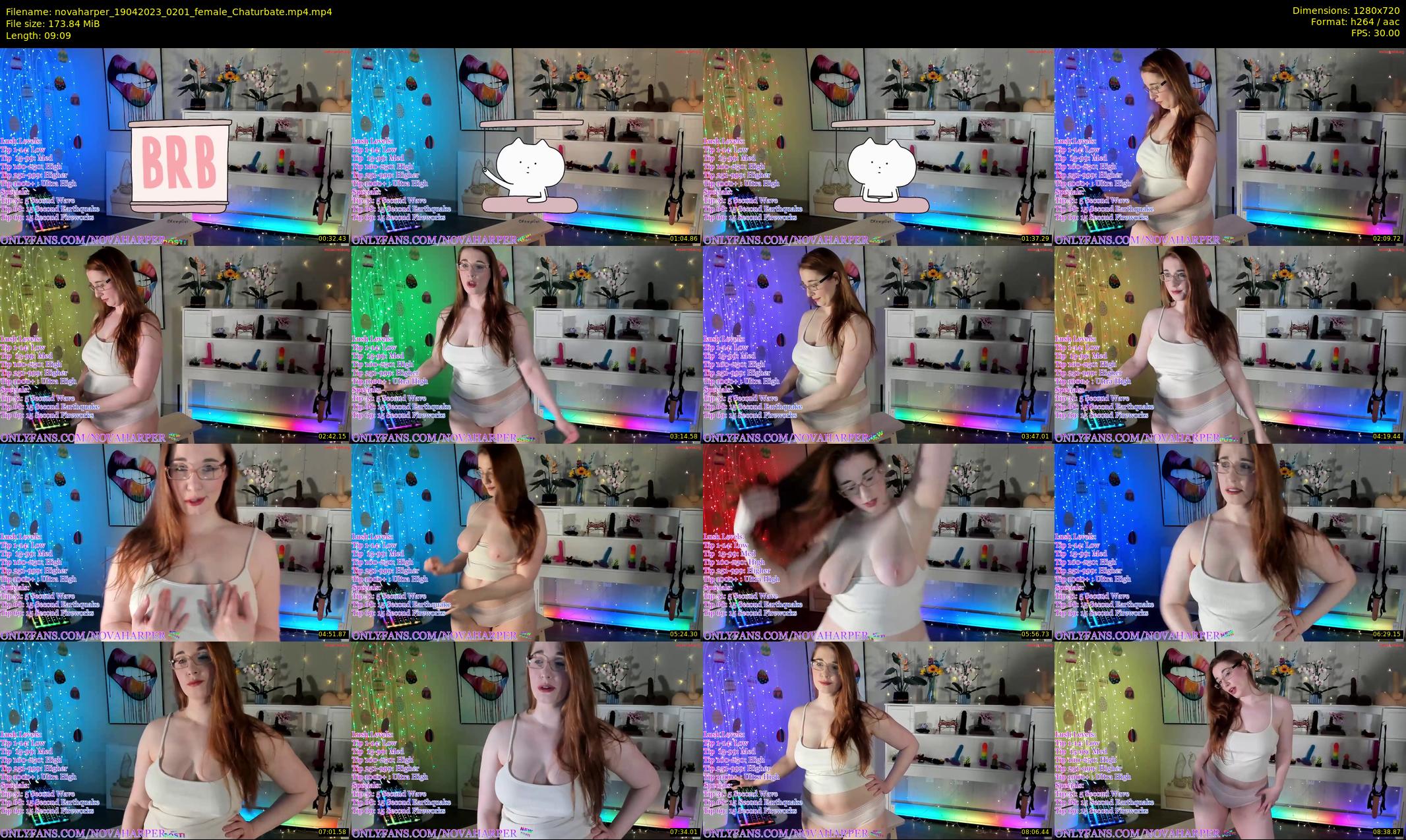 novaharper — 10 minute Chaturbate female cam show recording, 720p, Apr 19, 2023