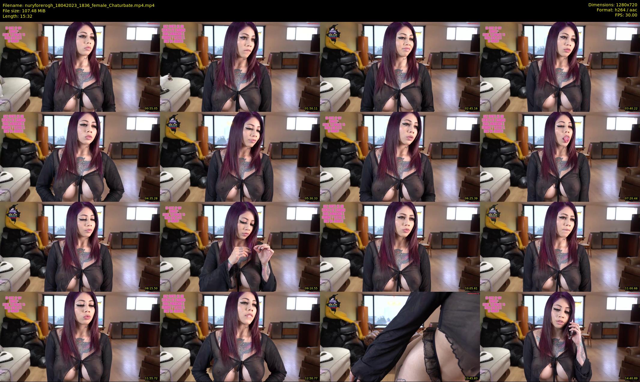 nuryforerogh — 16 minute Chaturbate female cam show recording, 720p, Apr 18, 2023