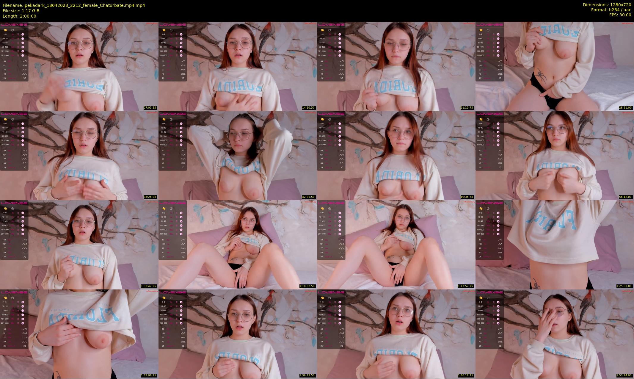 pekadark — 120 minute Chaturbate female cam show recording, 720p, Apr 18, 2023