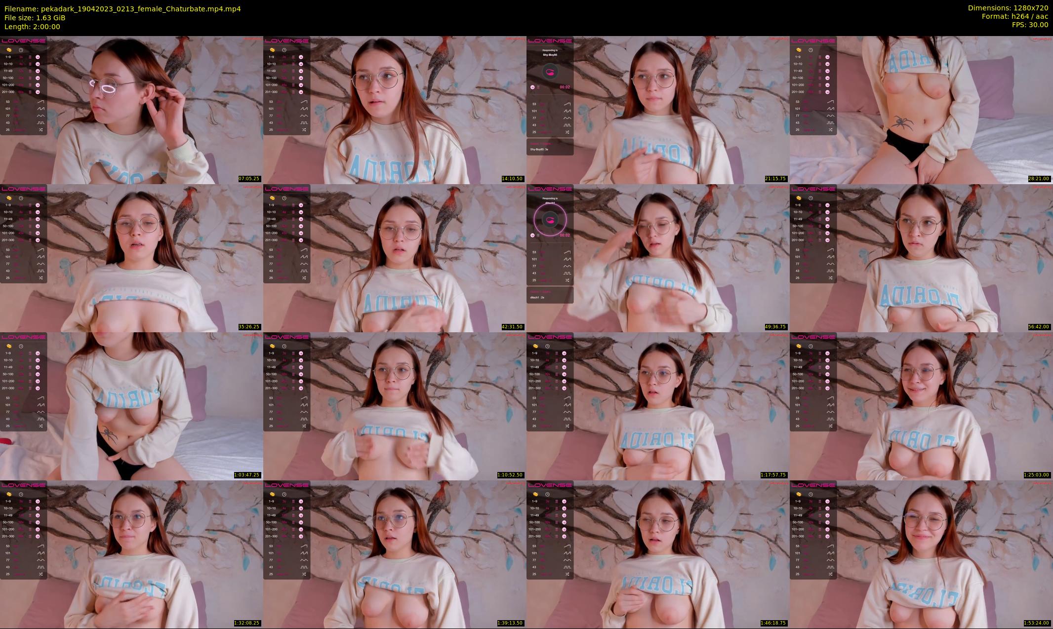 pekadark — 120 minute Chaturbate female cam show recording, 720p, Apr 19, 2023