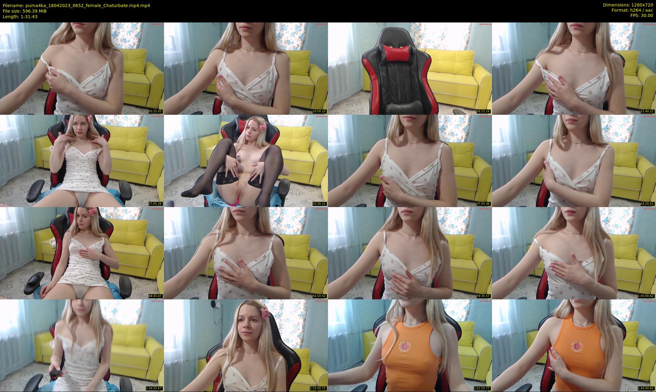 puma4ka — 92 minute Chaturbate female cam show recording, 720p, Apr 18, 2023