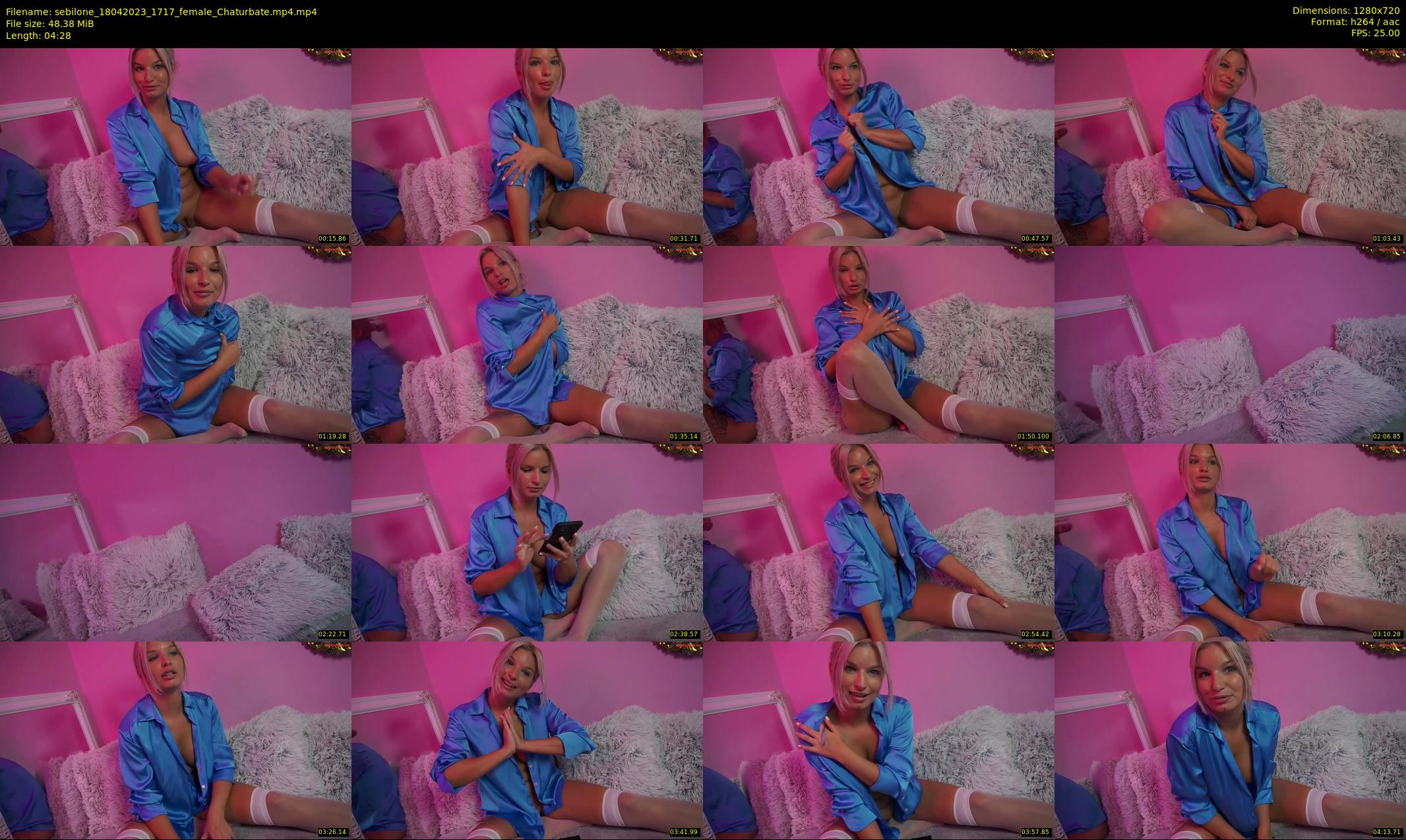 sebilone — 5 minute Chaturbate couple cam show recording, 720p, Apr 18, 2023