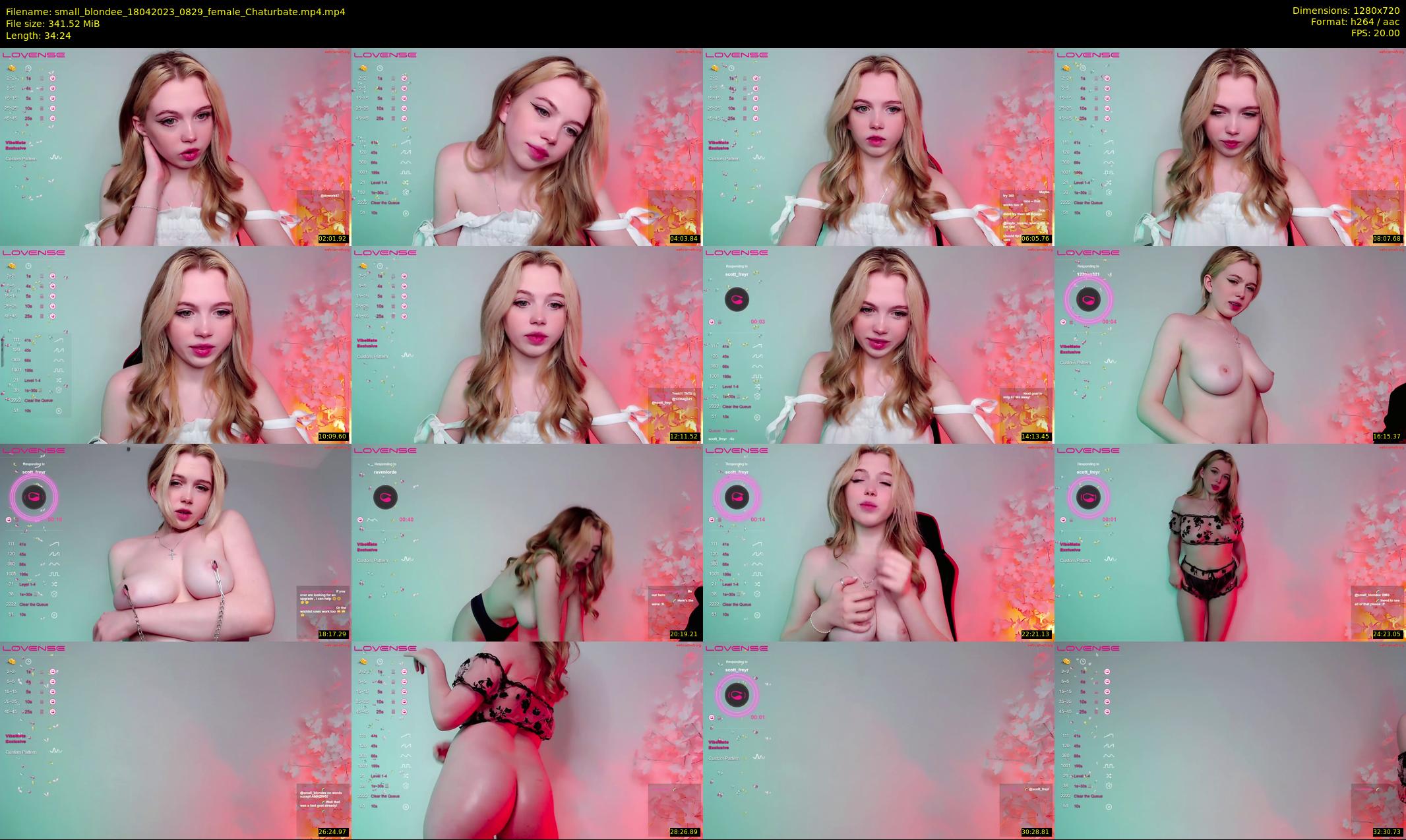 small_blondee — 35 minute Chaturbate female cam show recording, 720p, Apr 18, 2023