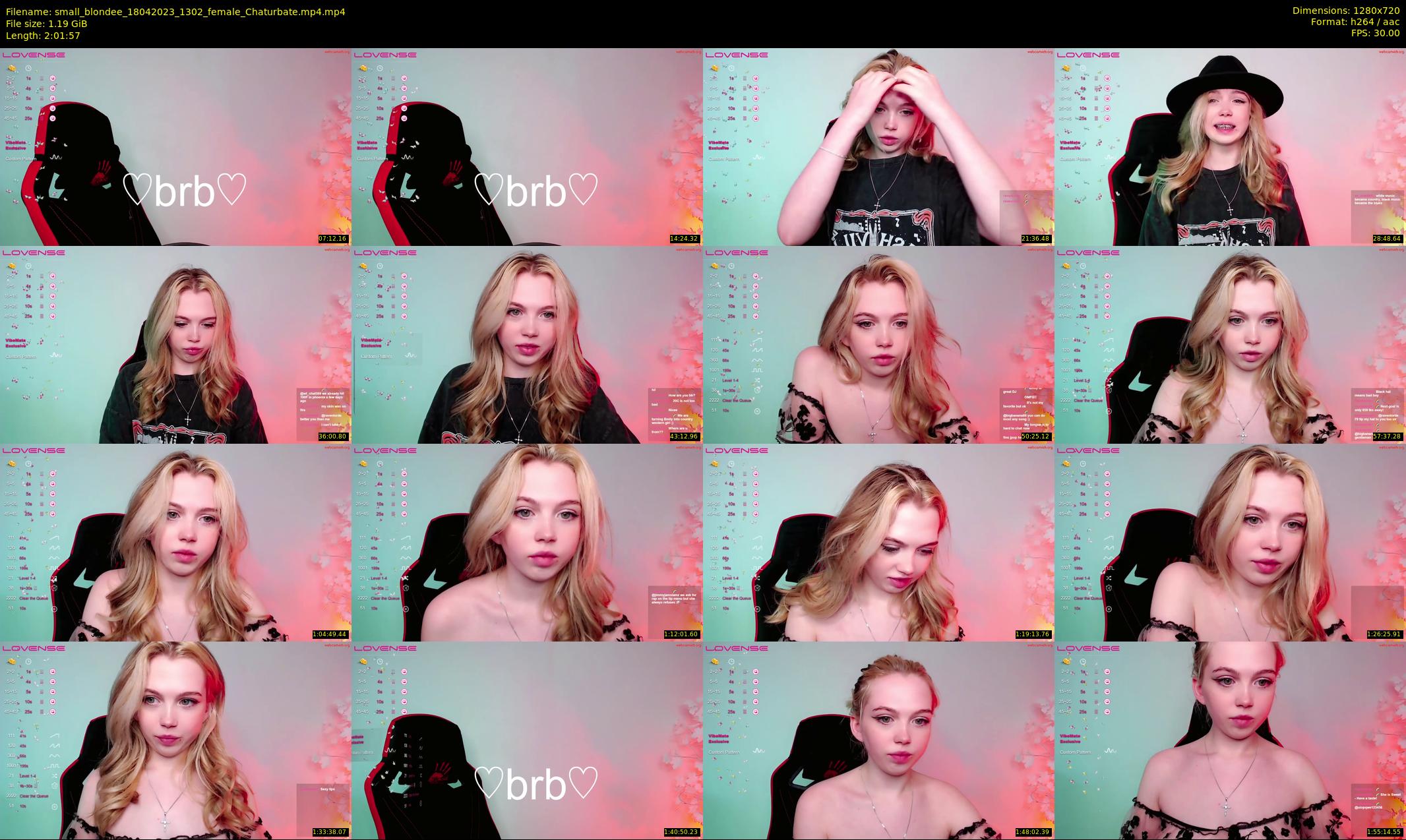 small_blondee — 122 minute Chaturbate female cam show recording, 720p, Apr 18, 2023