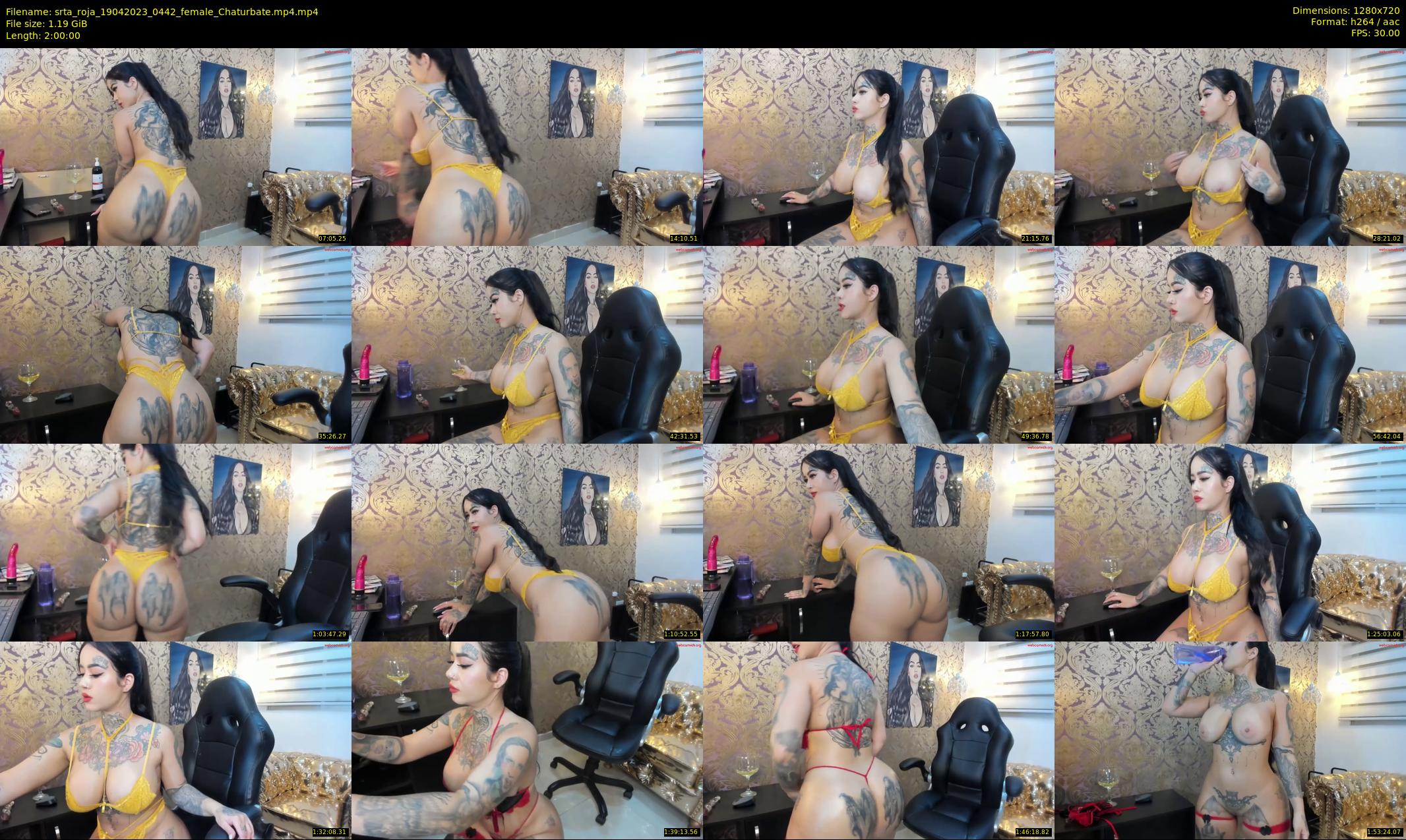 srta_roja — 120 minute Chaturbate female cam show recording, 720p, Apr 19, 2023
