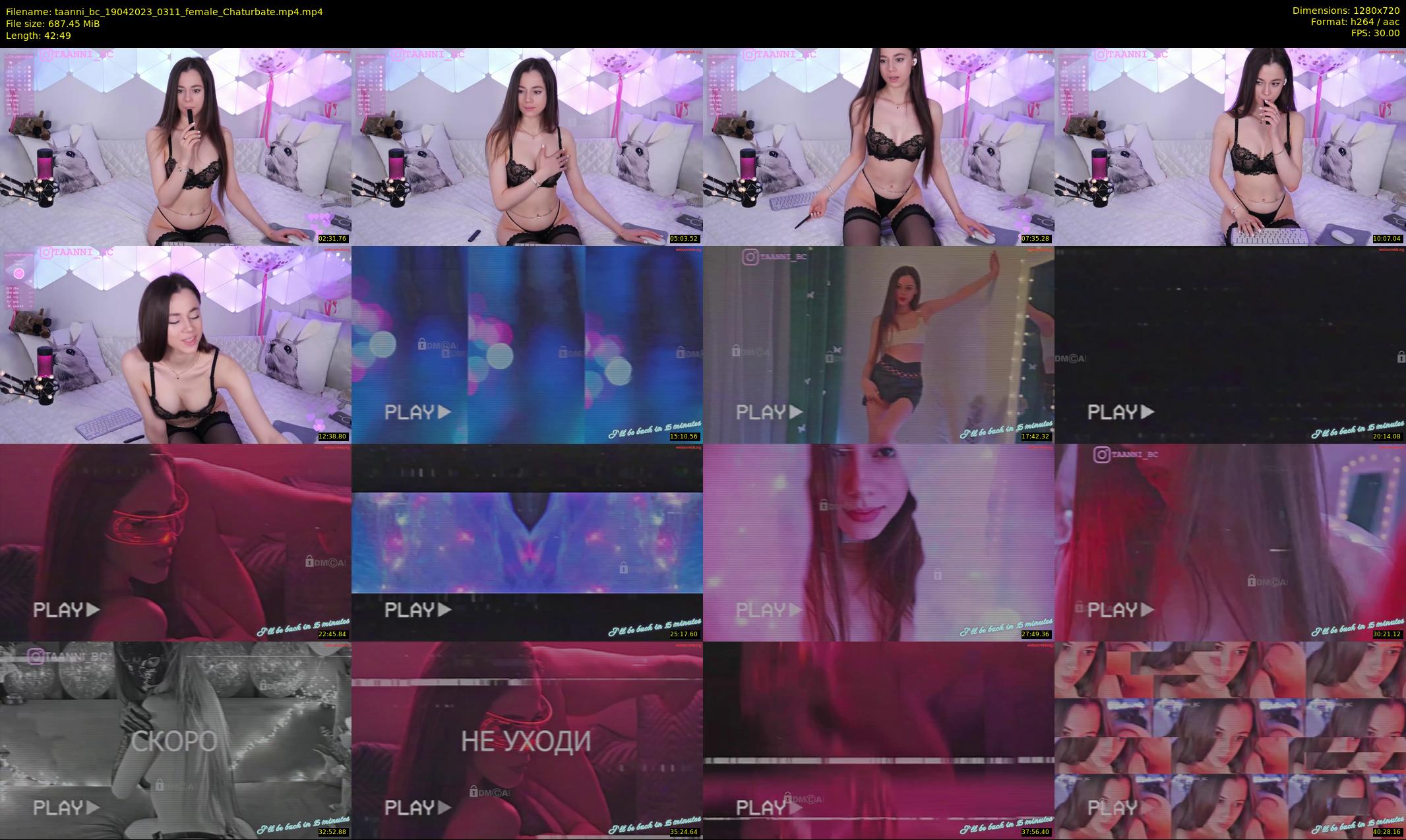 taanni_bc — 43 minute Chaturbate female cam show recording, 720p, Apr 19, 2023