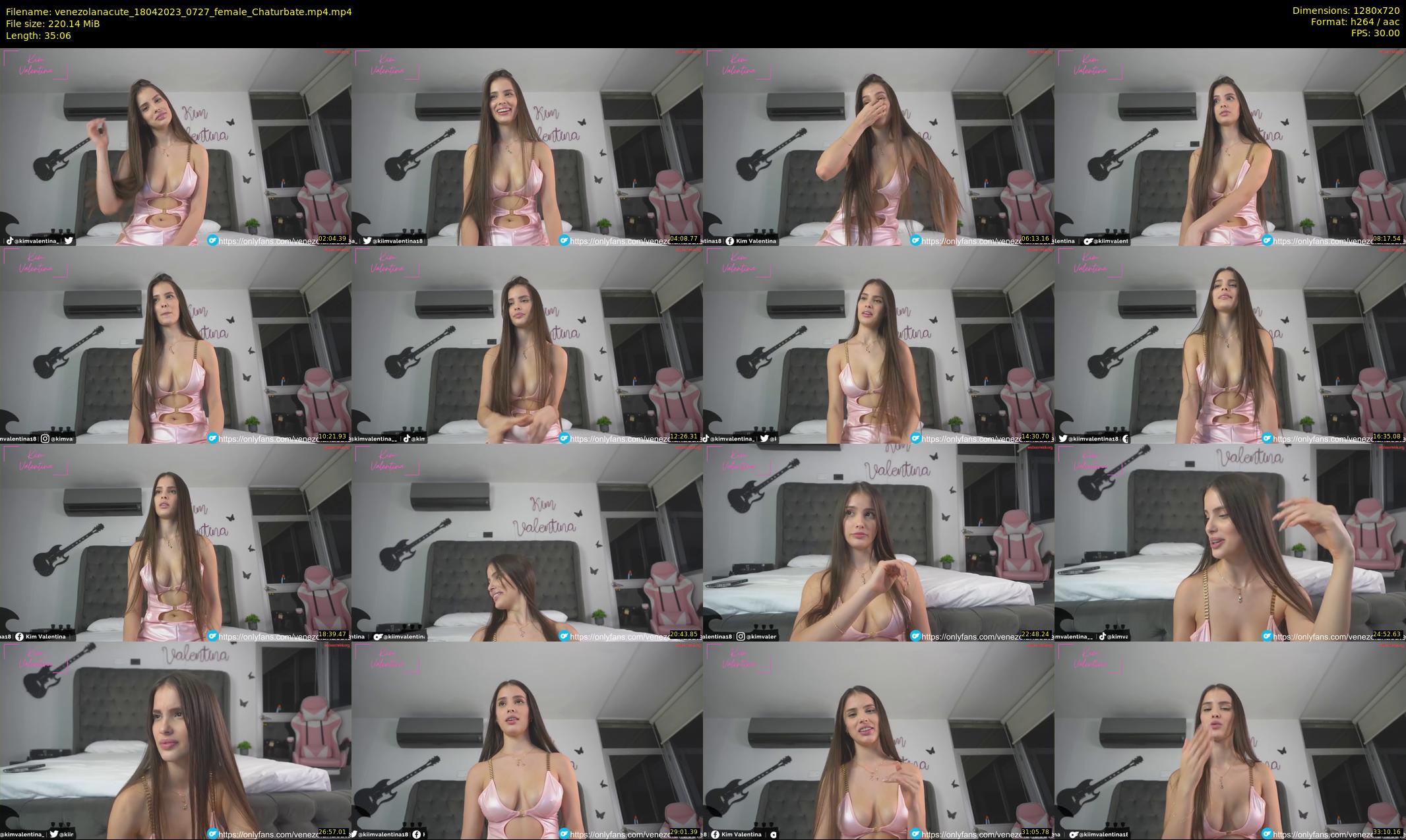venezolanacute — 36 minute Chaturbate female cam show recording, 720p, Apr 18, 2023