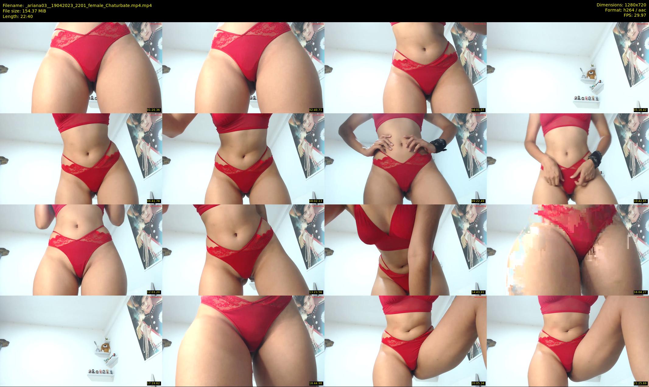 _ariana03_ — 23 minute Chaturbate female cam show recording, 720p, Apr 19, 2023