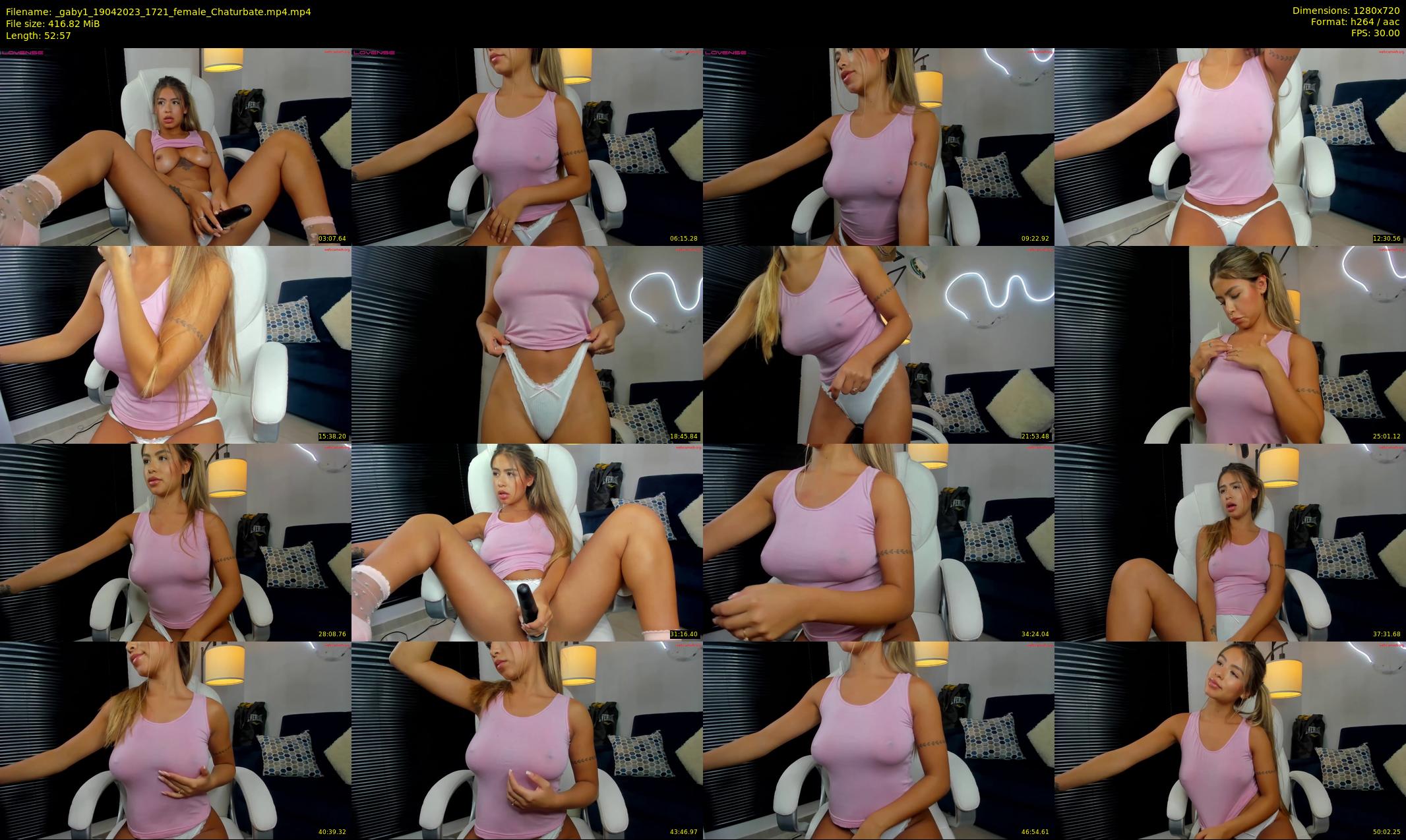 _gaby1 — 53 minute Chaturbate female cam show recording, 720p, Apr 19, 2023