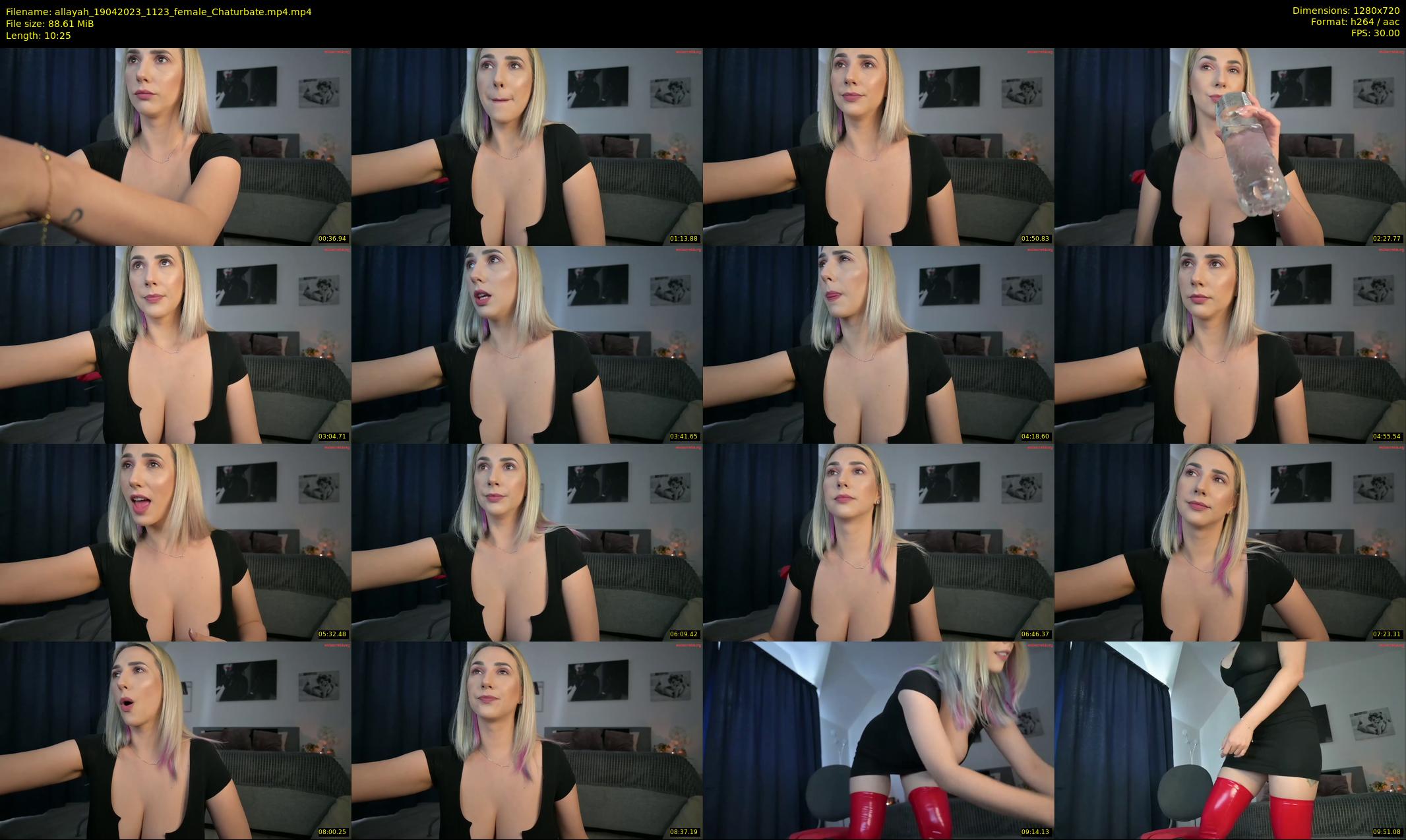 allayah — 11 minute Chaturbate female cam show recording, 720p, Apr 19, 2023