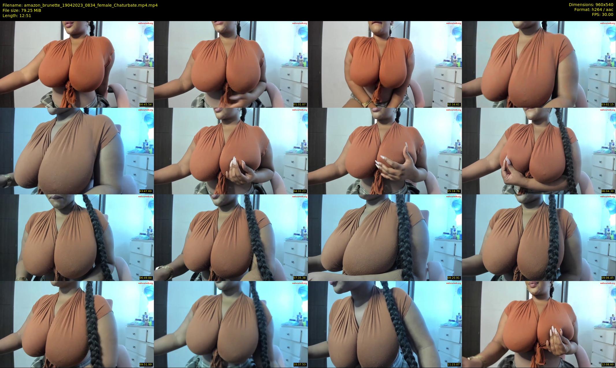 amazon_brunette — 13 minute Chaturbate female cam show recording, 480p, Apr 19, 2023