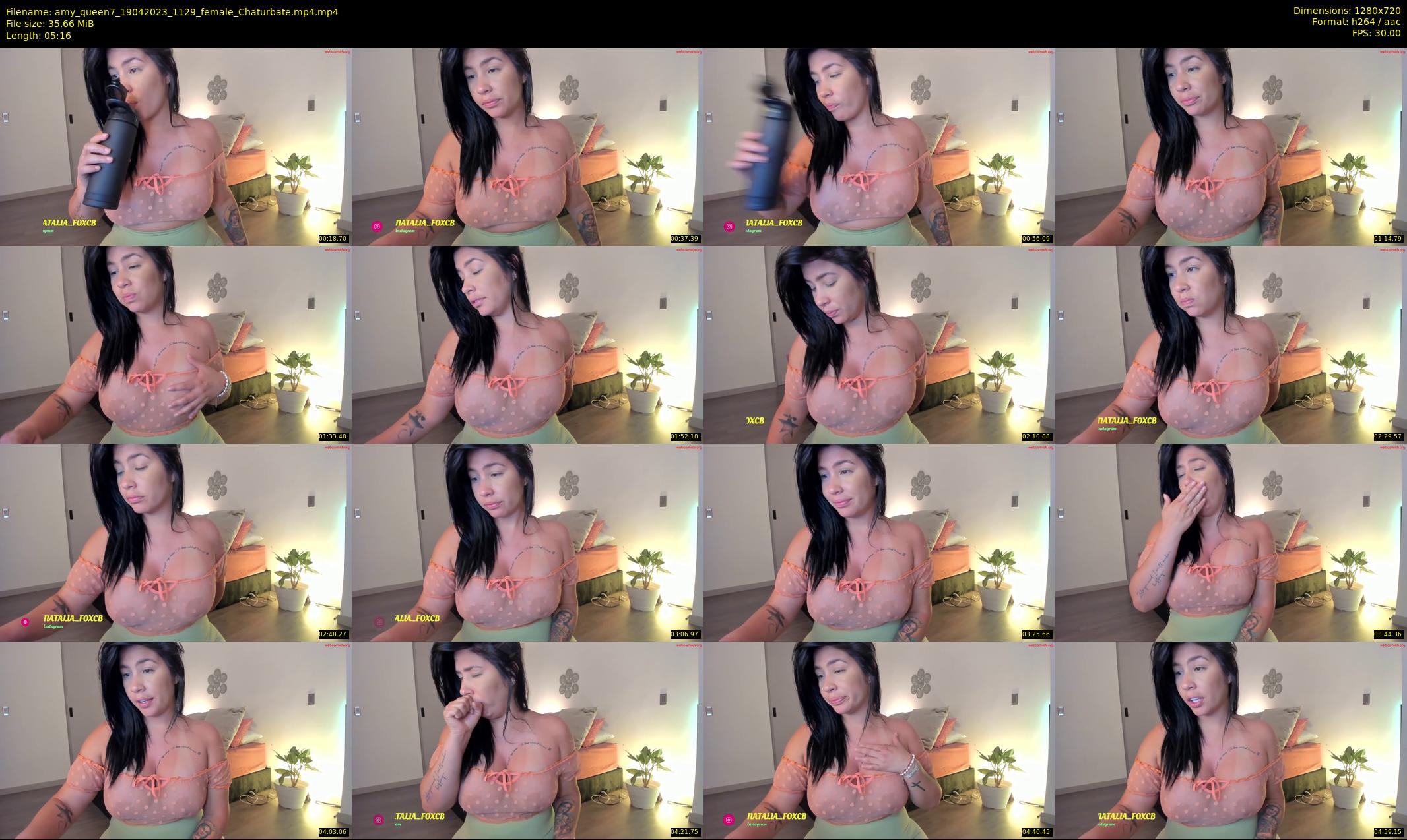 amy_queen7 — 6 minute Chaturbate female cam show recording, 720p, Apr 19, 2023