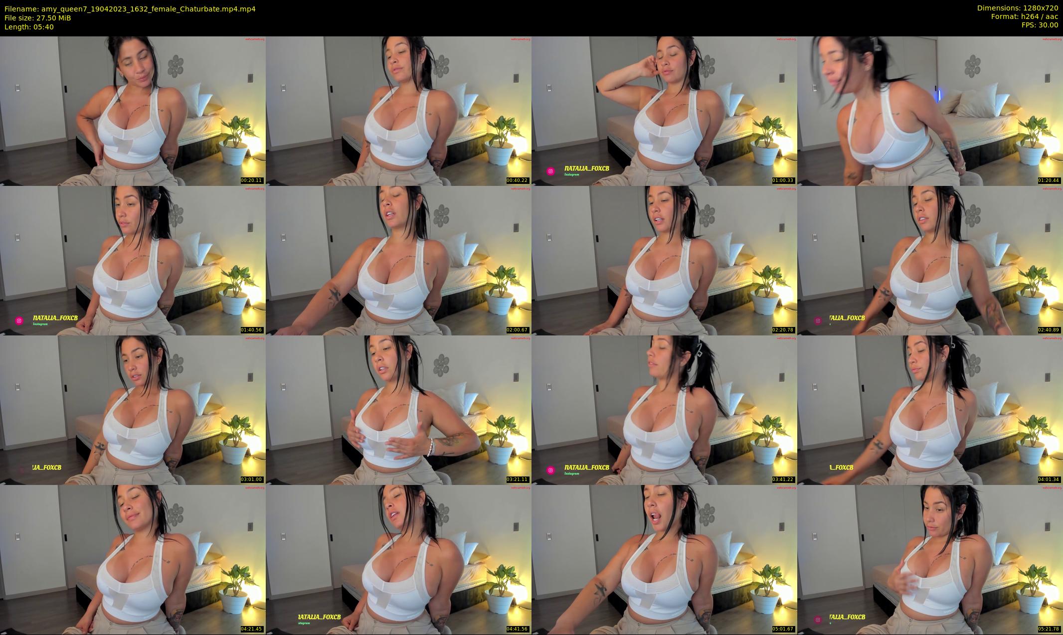 amy_queen7 — 6 minute Chaturbate female cam show recording, 720p, Apr 19, 2023