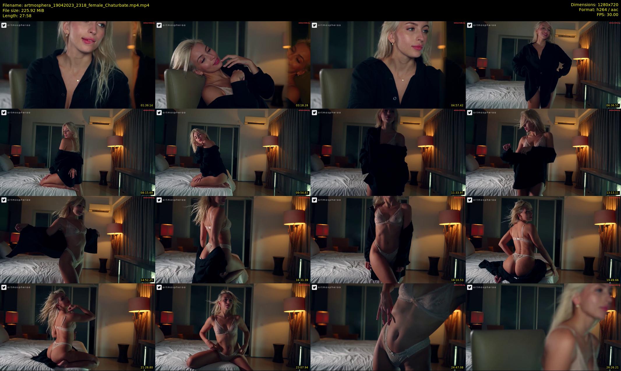 artmosphera — 28 minute Chaturbate female cam show recording, 720p, Apr 19, 2023