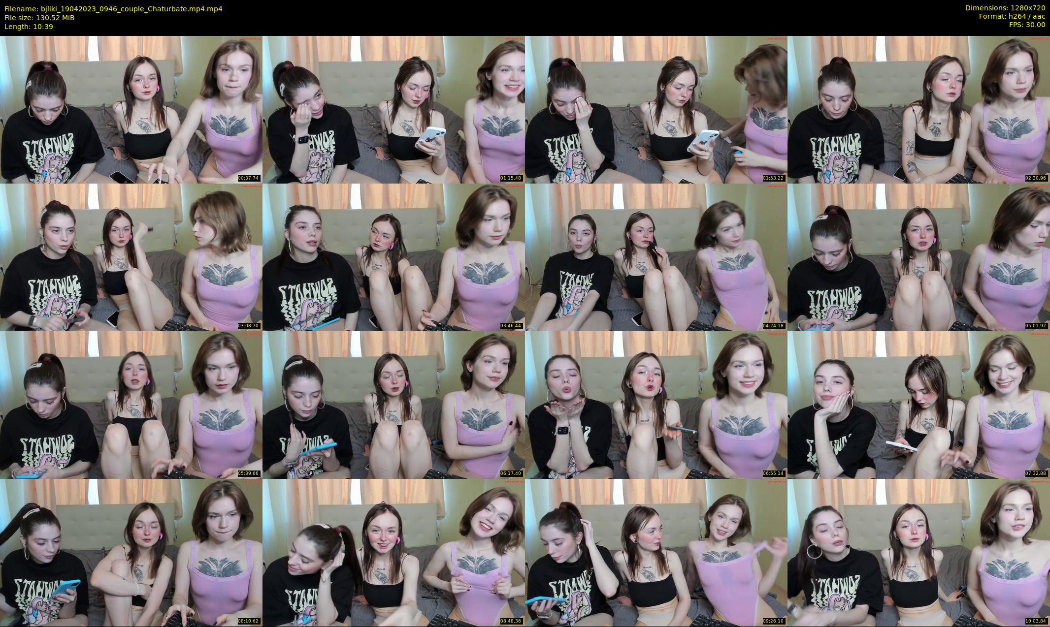 bjliki — 11 minute Chaturbate couple cam show recording, 720p, Apr 19, 2023
