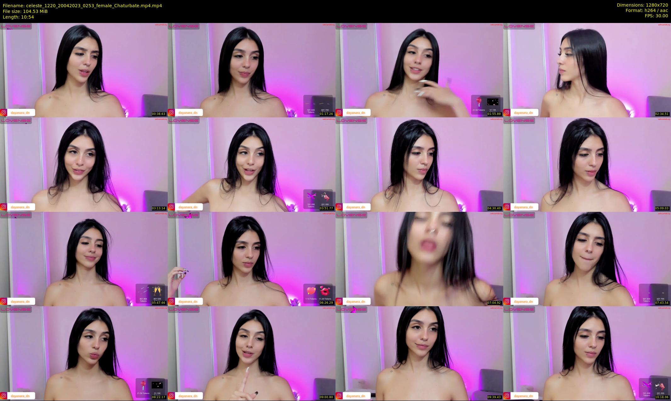 celeste_1220 — 11 minute Chaturbate female cam show recording, 720p, Apr 20, 2023