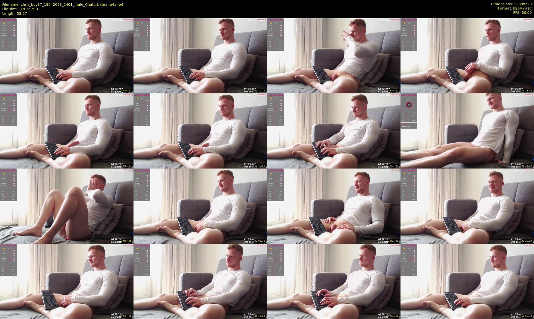 chris_boy37 — 56 minute Chaturbate male cam show recording, 720p, Apr 19, 2023