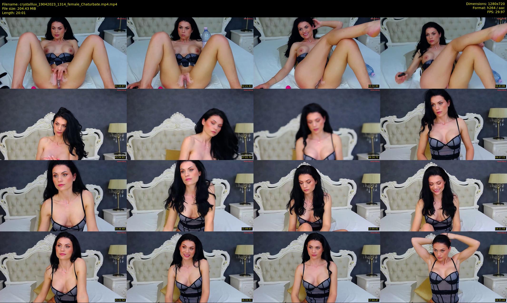 crystallluv — 21 minute Chaturbate female cam show recording, 720p, Apr 19, 2023