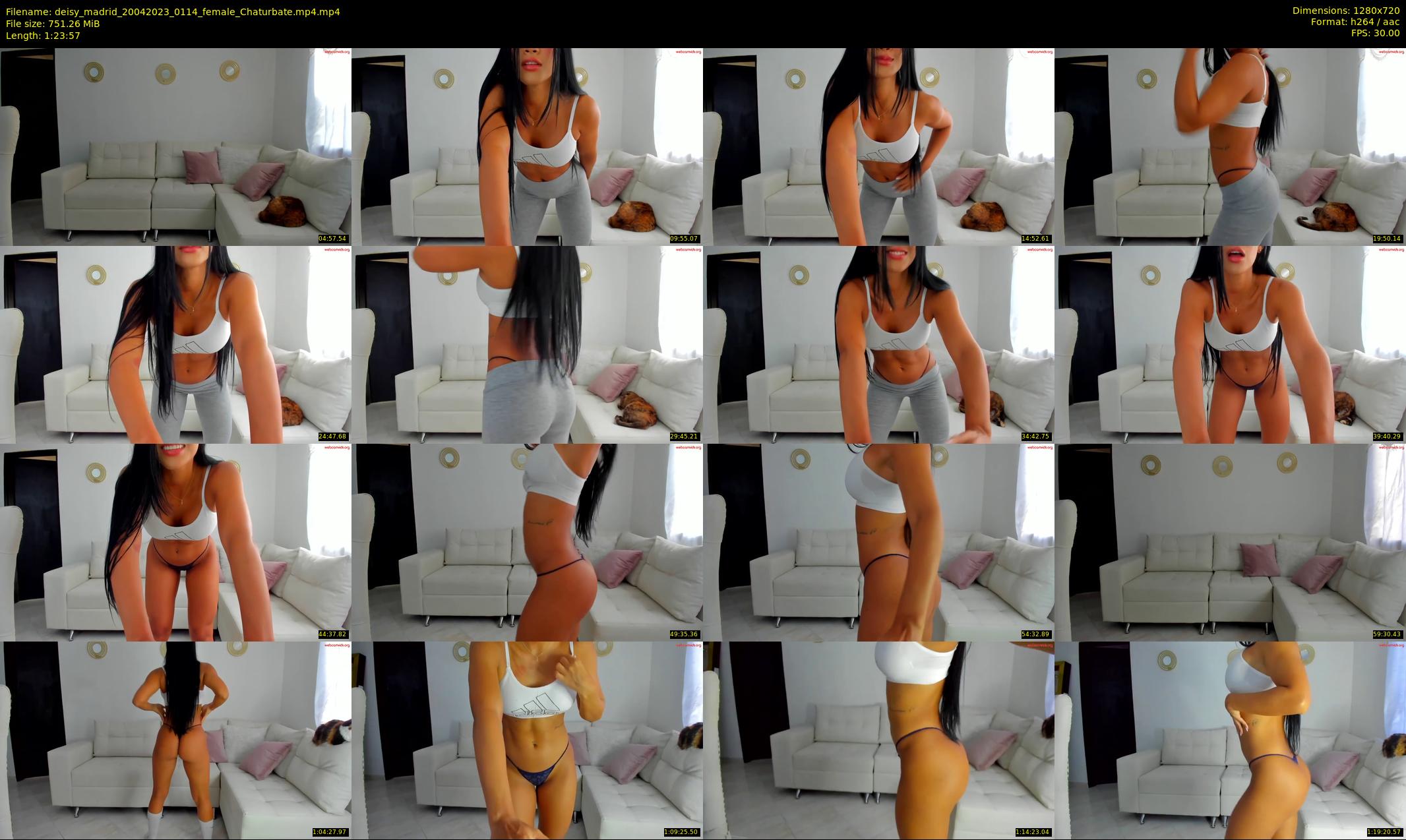 deisy_madrid — 84 minute Chaturbate female cam show recording, 720p, Apr 20, 2023