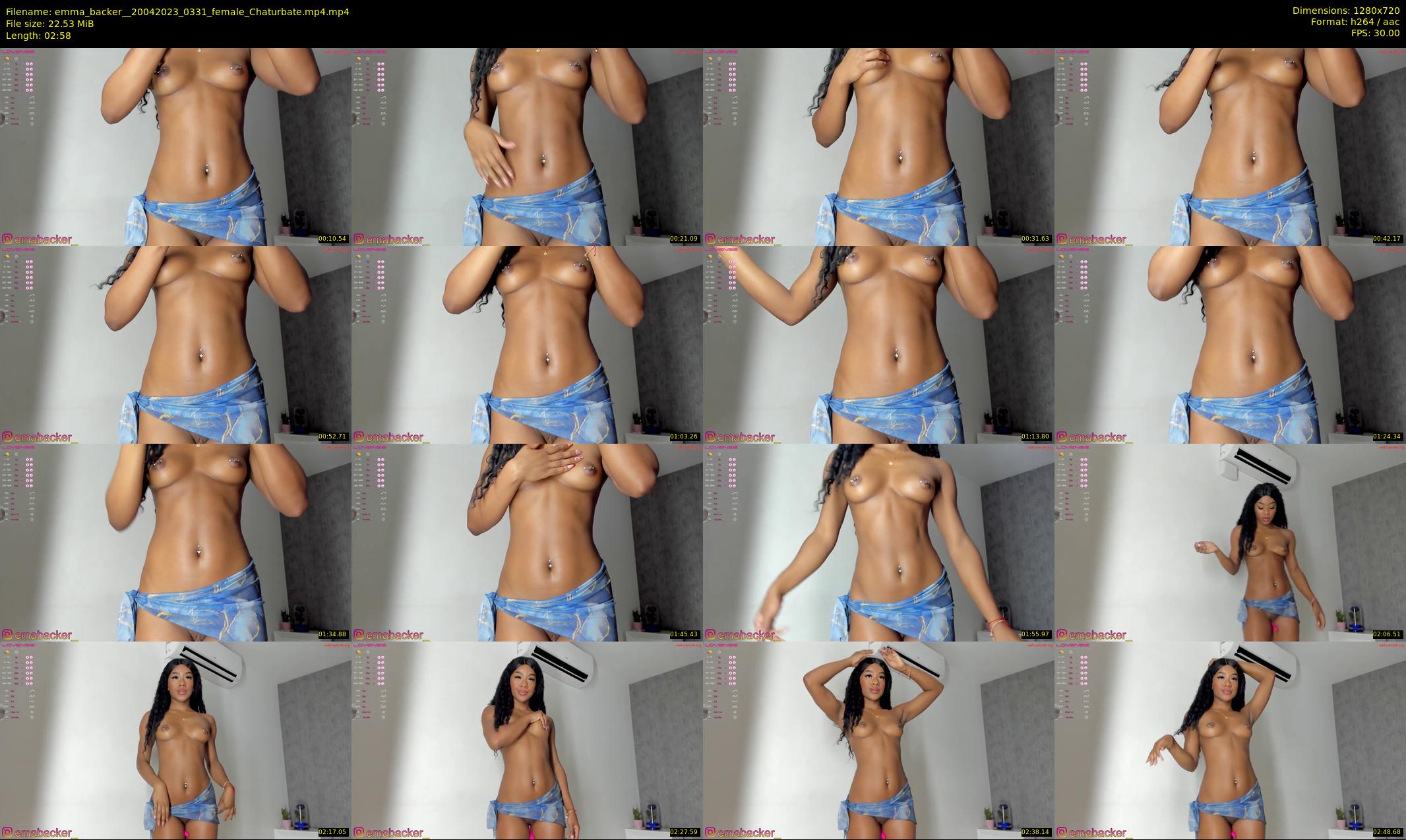 emma_backer_ — 3 minute Chaturbate female cam show recording, 720p, Apr 20, 2023