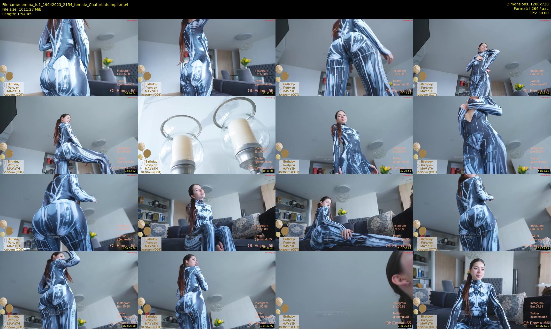 emma_lu1 — 115 minute Chaturbate female cam show recording, 720p, Apr 19, 2023