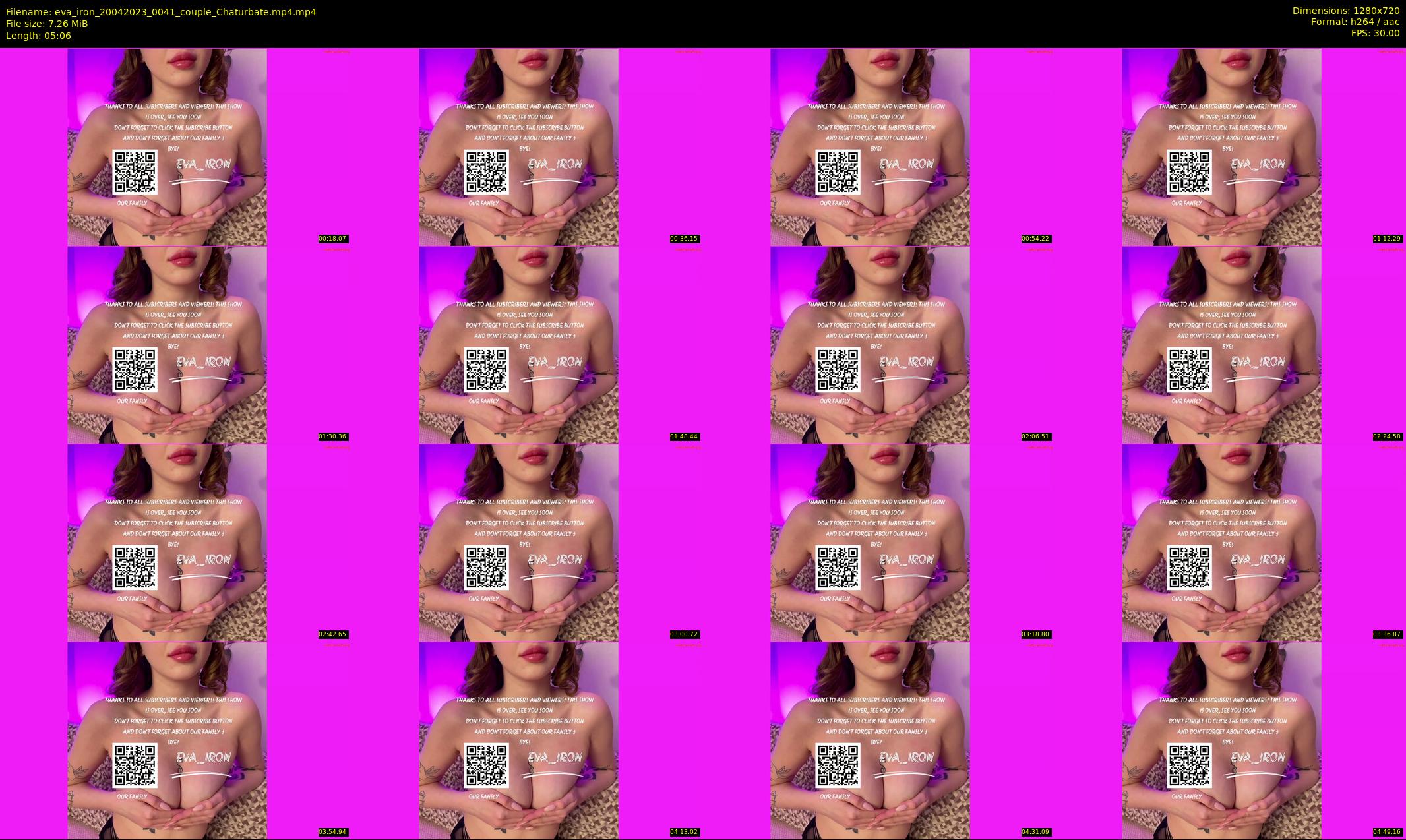 eva_iron — 6 minute Chaturbate couple cam show recording, 720p, Apr 20, 2023