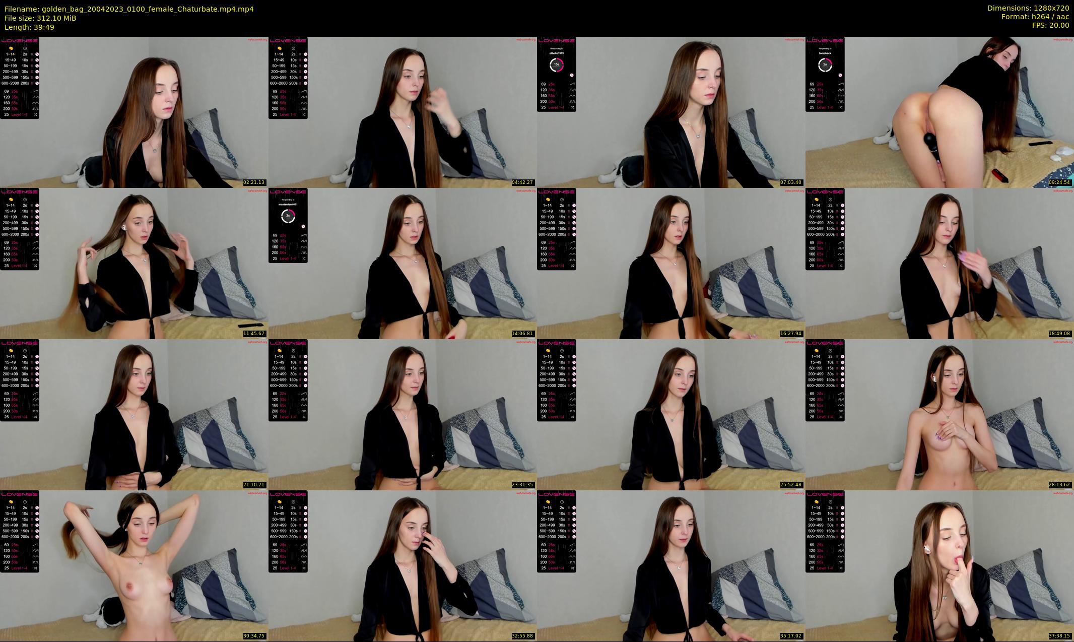golden_bag — 40 minute Chaturbate female cam show recording, 720p, Apr 20, 2023