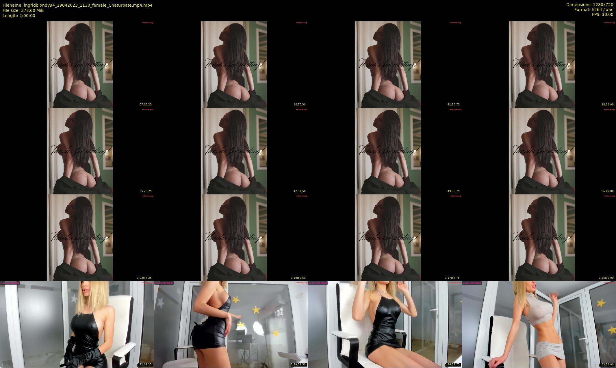 ingridblondy94 — 120 minute Chaturbate female cam show recording, 720p, Apr 19, 2023