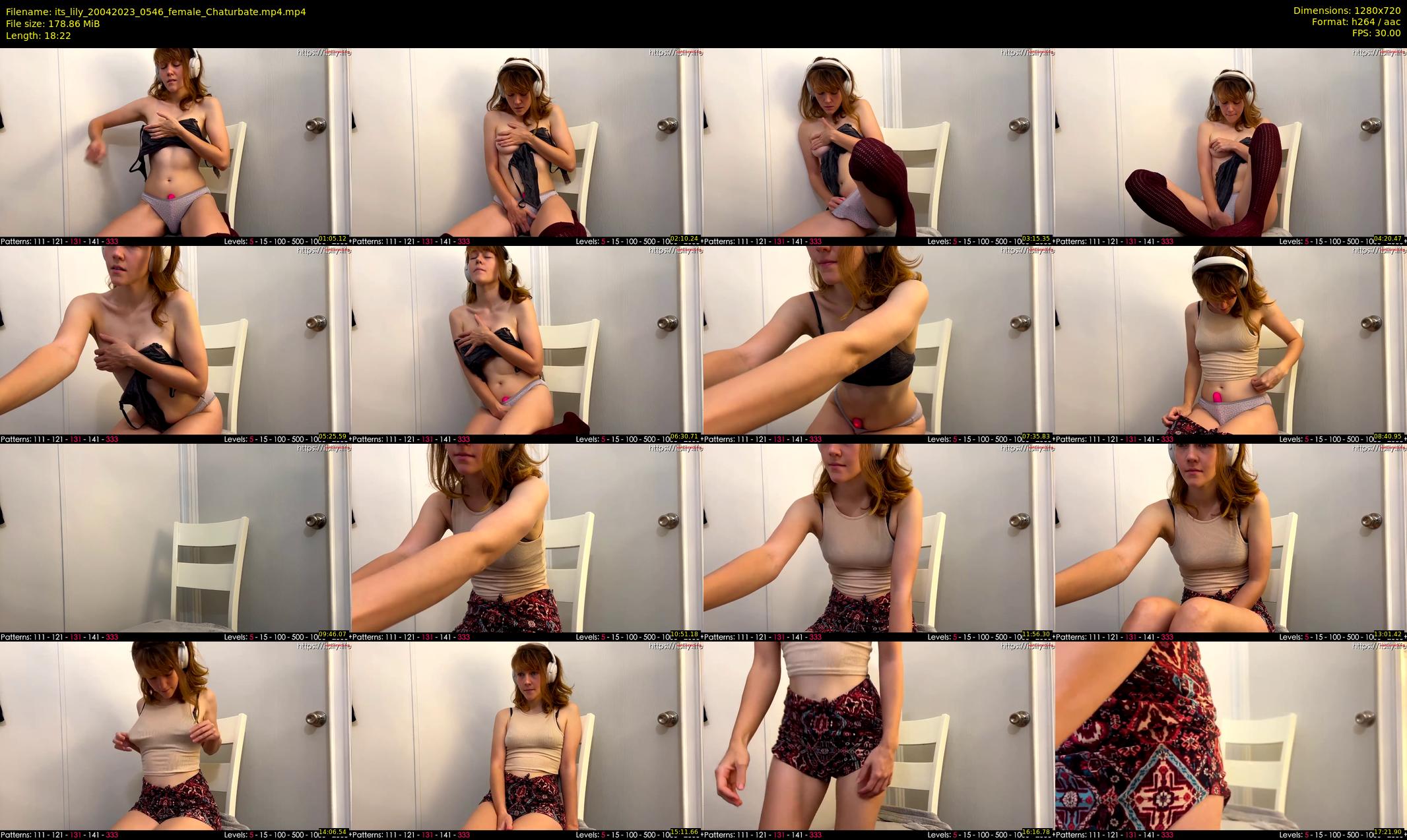 its_lily — 19 minute Chaturbate female cam show recording, 720p, Apr 20, 2023