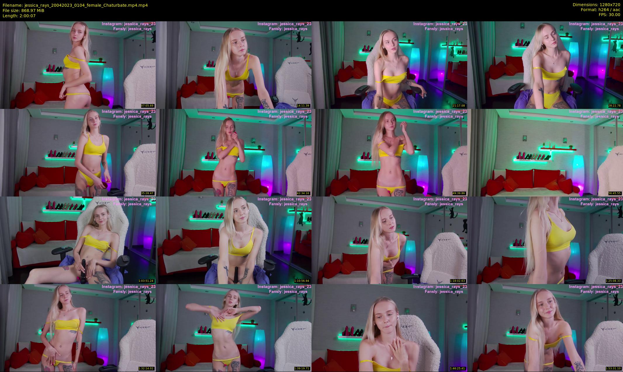 jessica_rays — 121 minute Chaturbate couple cam show recording, 720p, Apr 20, 2023